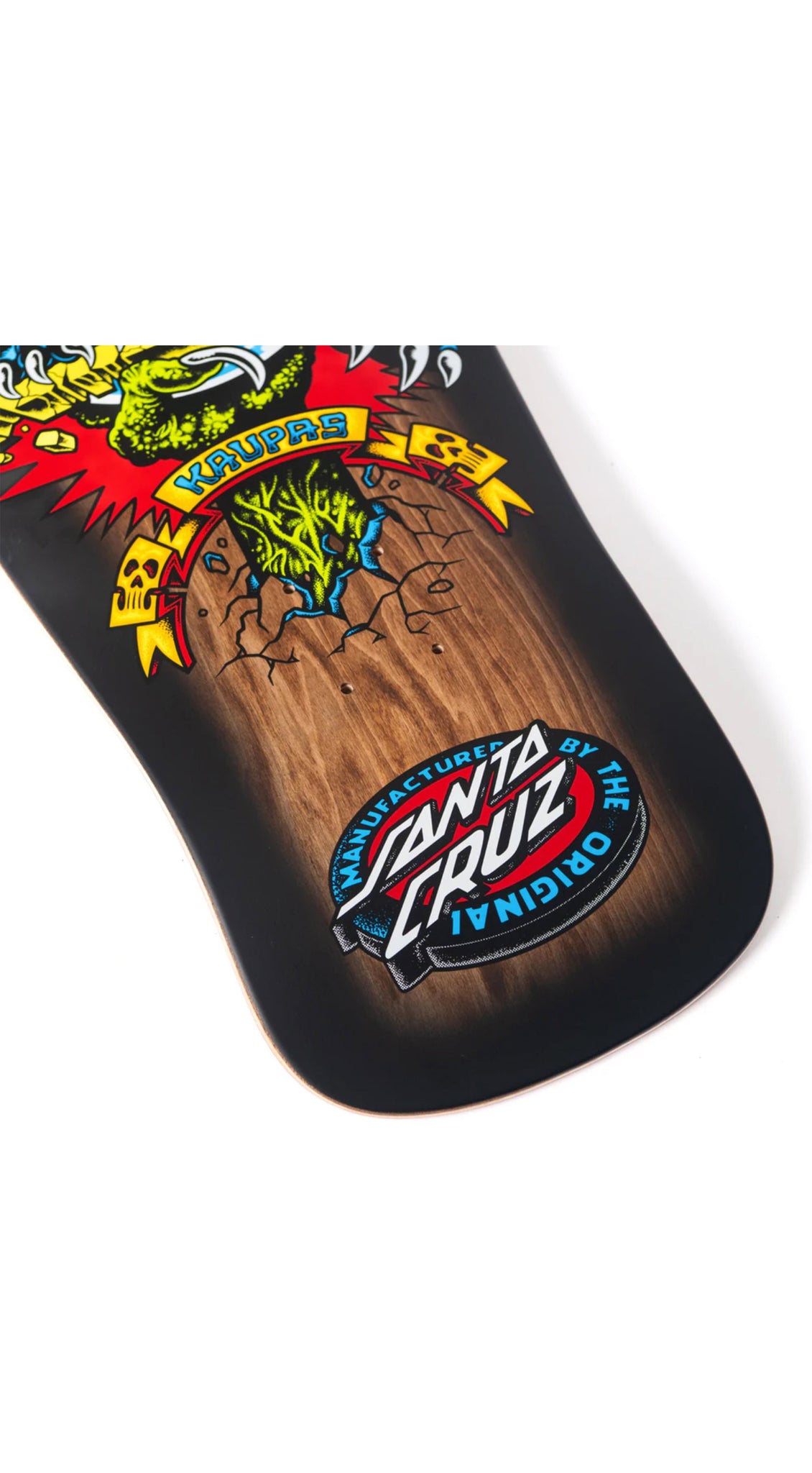 Santa Cruz Natas Kaupas SC Panther Reissue Deck (2025) 10.538 x 30.14 in Brown Sunburst – Preorder