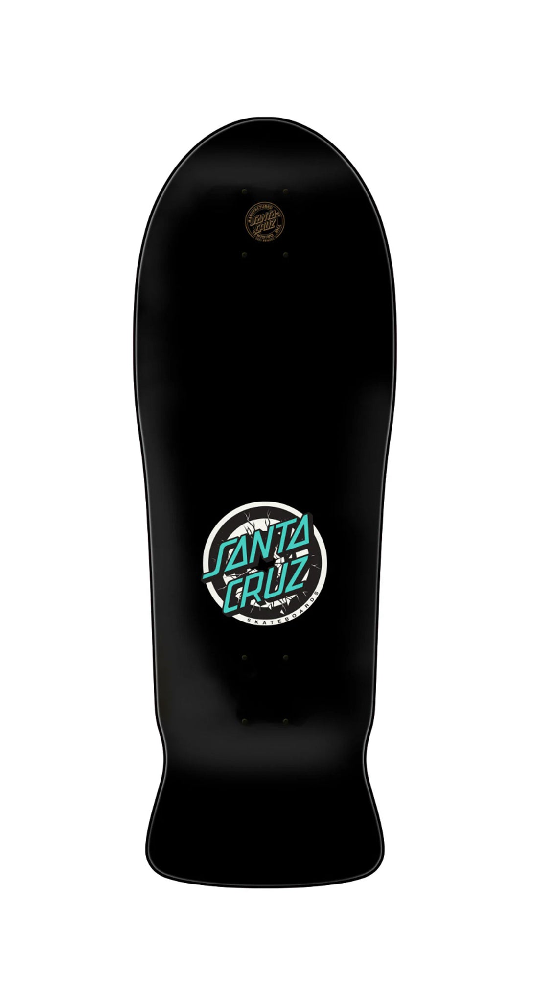 Santa Cruz Rob Roskopp Four Reissue Deck (2025) 10.21 x 30.23 in Full Dip Black Skateboard Deck - Preorder