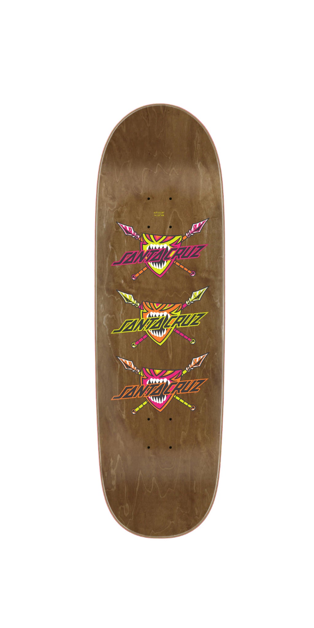 Santa Cruz Salba Firedance Egg 8.80 Skateboard Deck  - Tabla