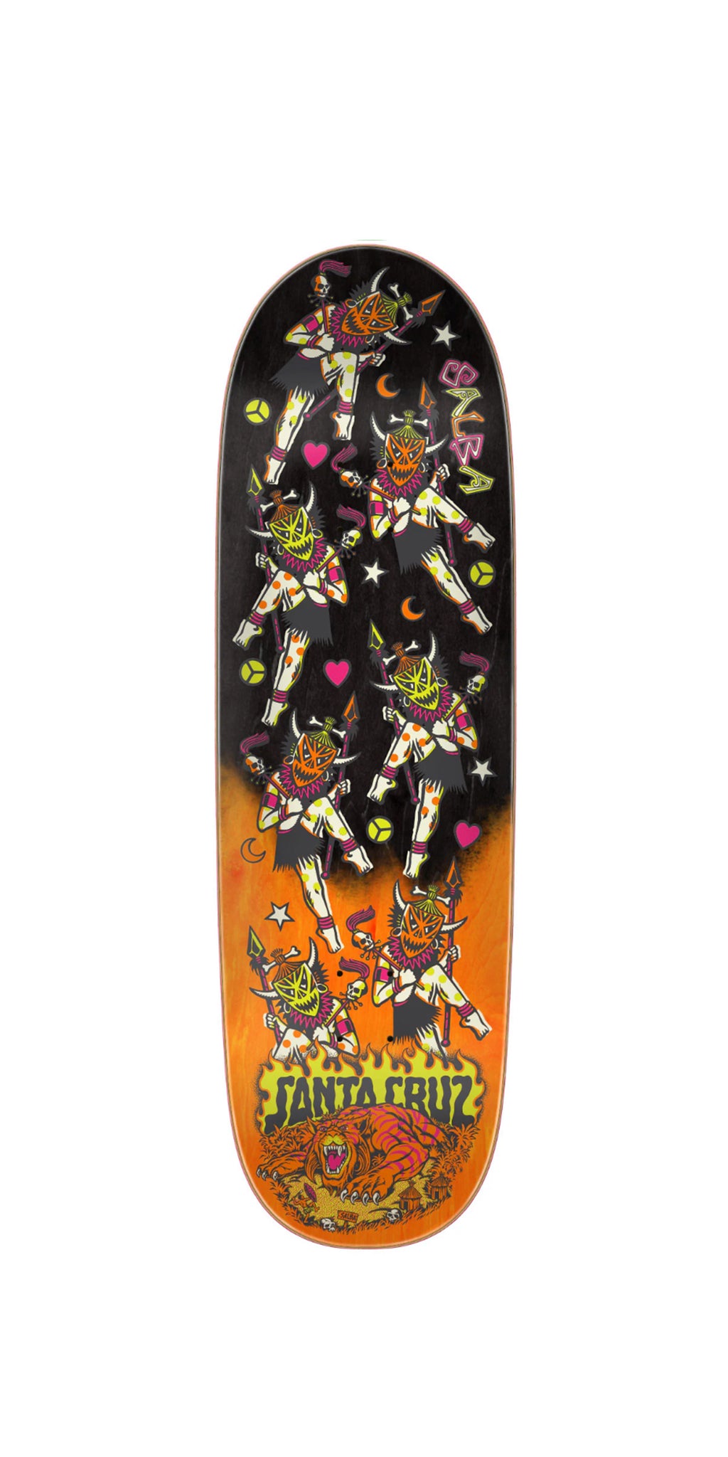 Santa Cruz Salba Firedance Egg 8.80 Skateboard Deck  - Tabla