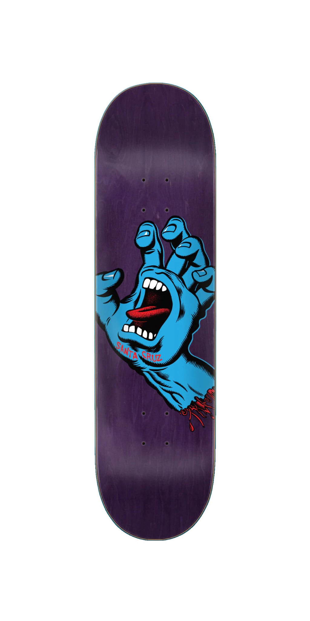 Santa Cruz Screaming Hand 8.375 Skateboard Deck - Tabla Skate