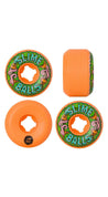 Santa Cruz Slime Balls 56mm Fish Balls Speed Orange 99A Skateboard Wheels - Ruedas