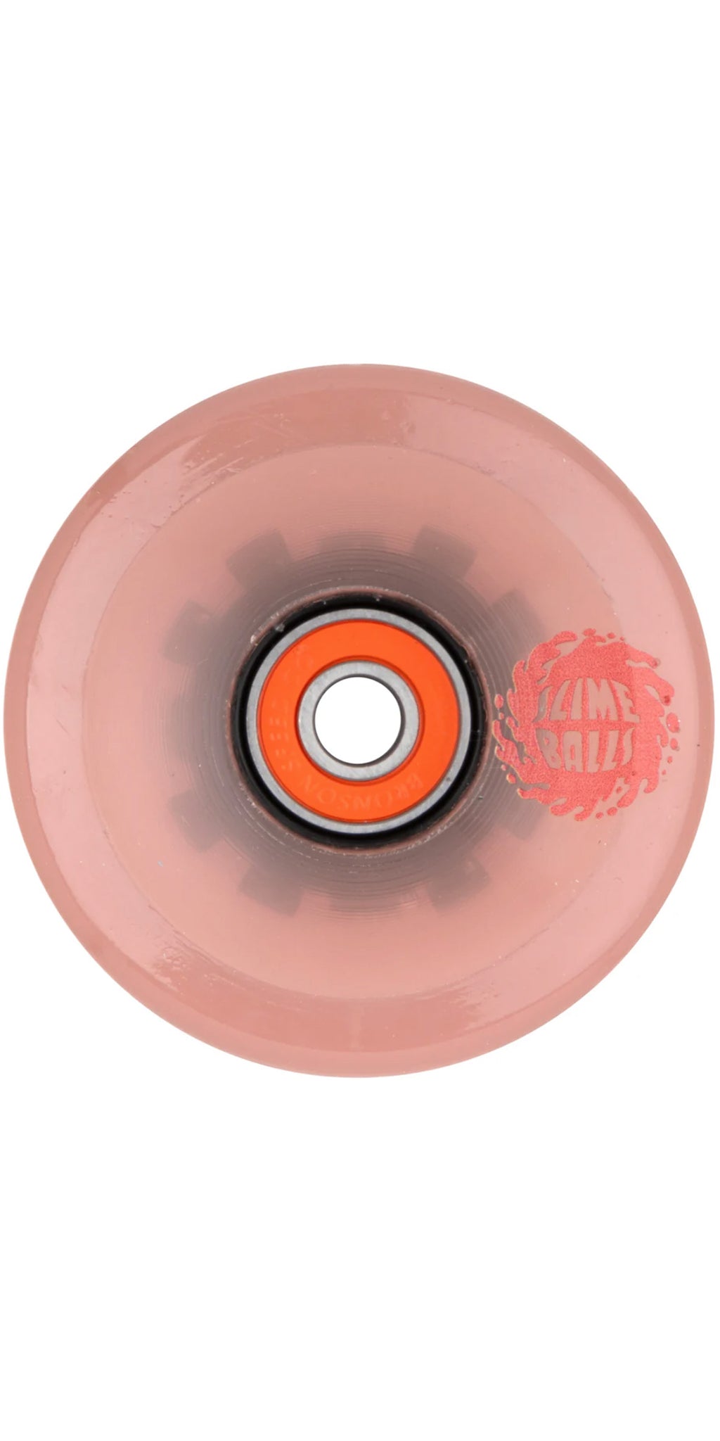 Santa Cruz Slime Balls 66mm Light Ups Pink Eyes 78a Skateboard Wheels - Ruedas