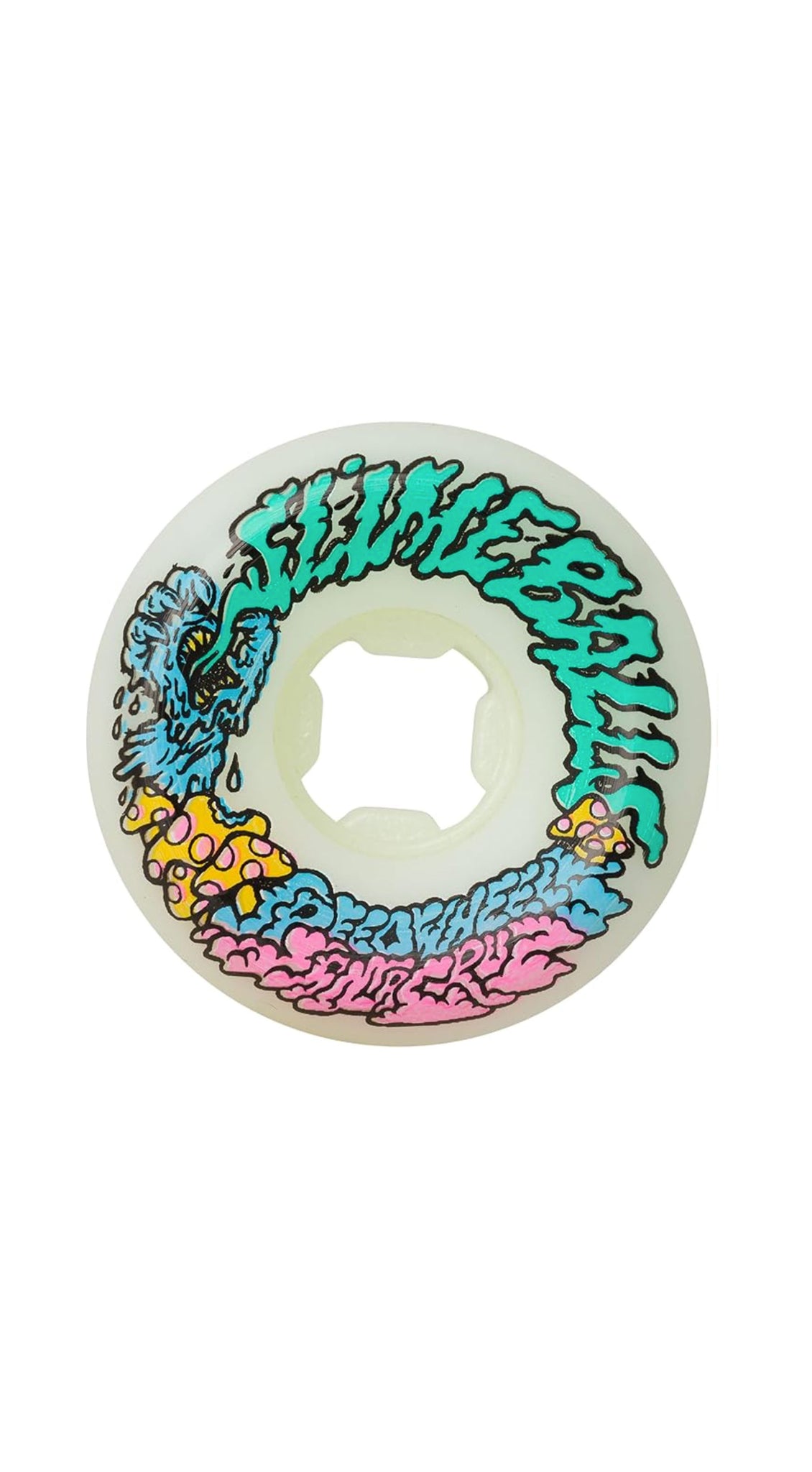 Santa Cruz Slime Balls Vomit Mini white 54mm 97A Wheels - Ruedas&nbsp;
