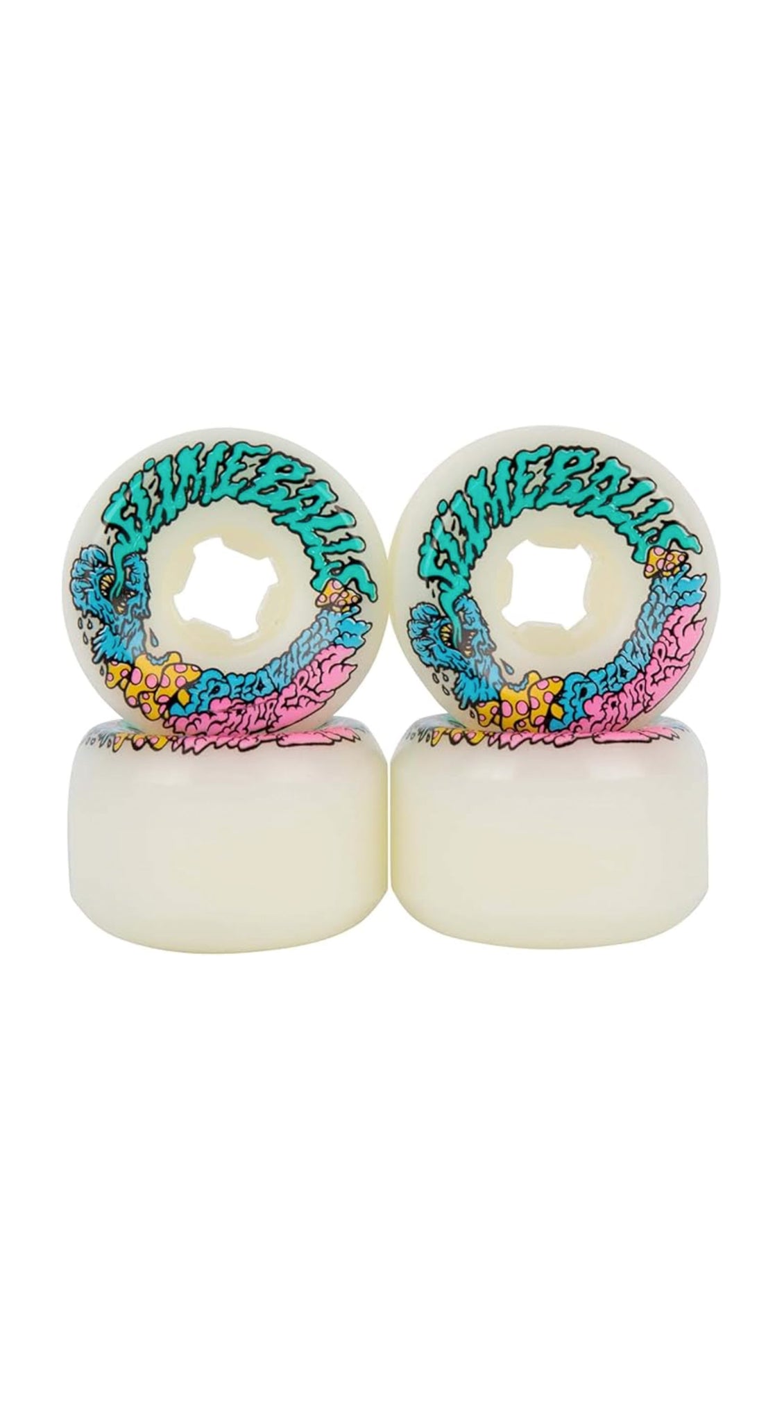 Santa Cruz Slime Balls Vomit Mini white 54mm 97A Wheels - Ruedas&nbsp;