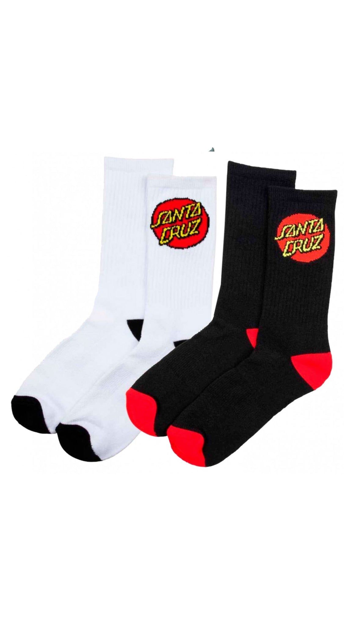 Santa Cruz Socks Classic Dot (2 Pack) – Assorted