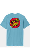 Santa Cruz T-Shirt Classic Dot Chest – Norse Blue - Camiseta