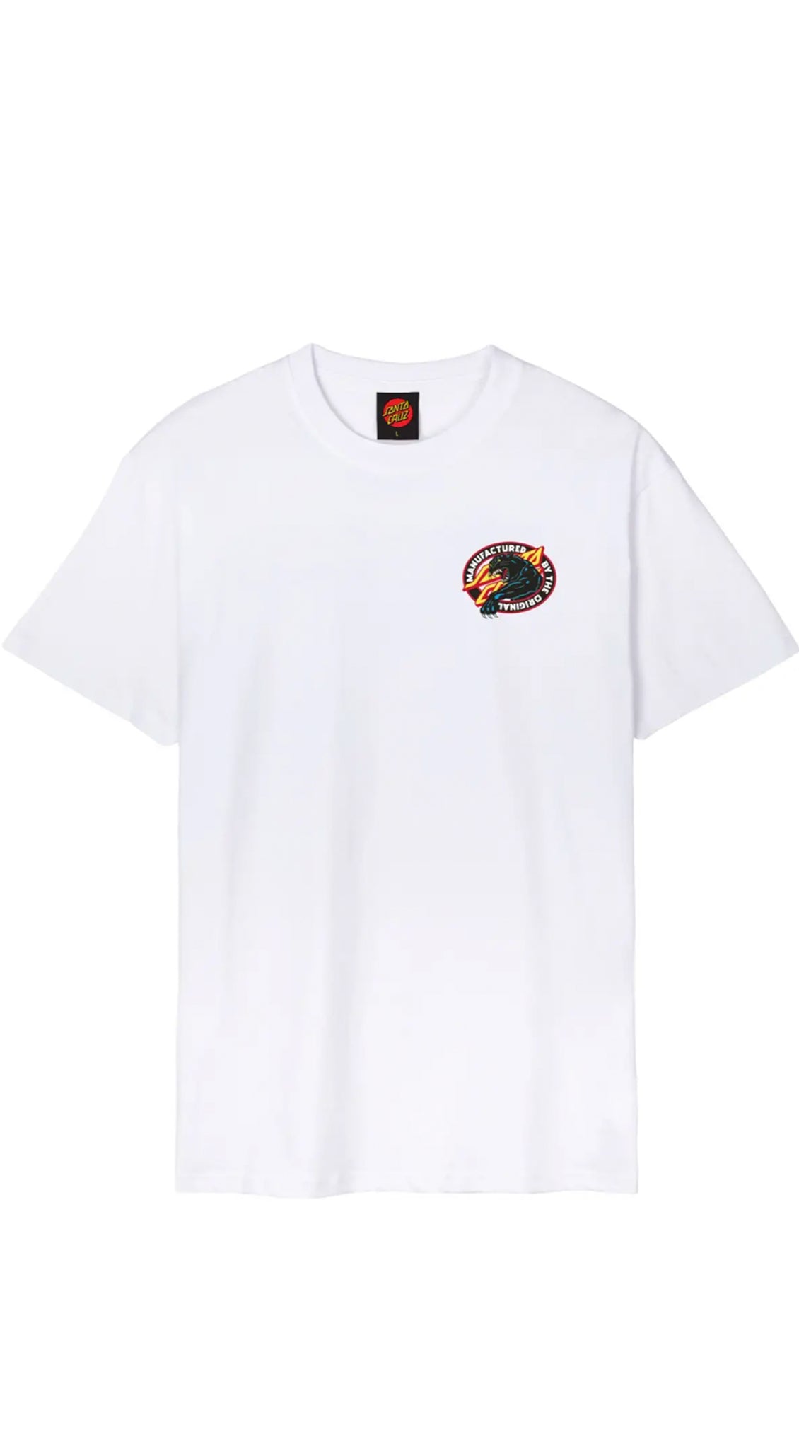 Santa Cruz T-Shirt Natas SC Panther – White- Camiseta
