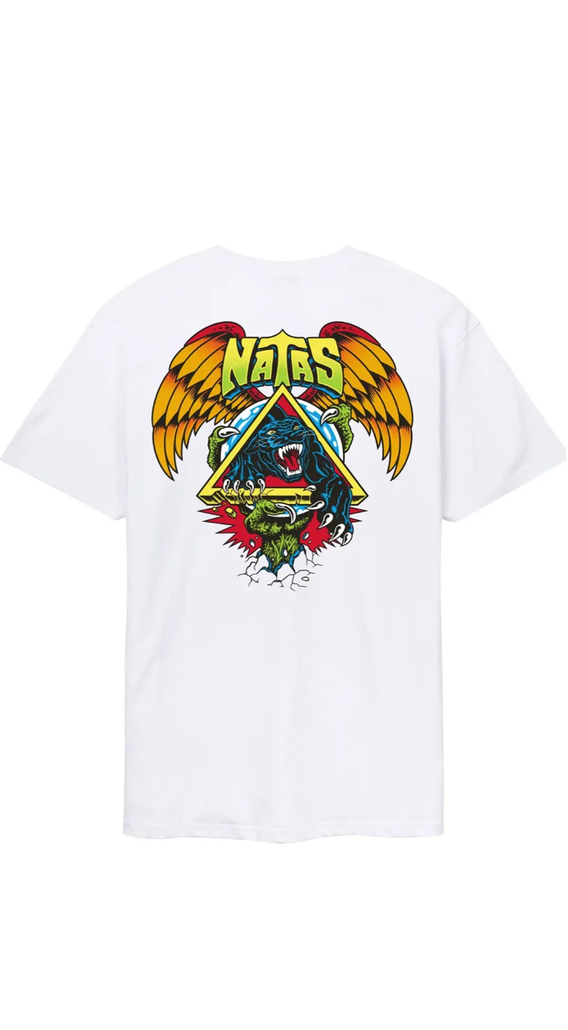 Santa Cruz T-Shirt Natas SC Panther – White- Camiseta