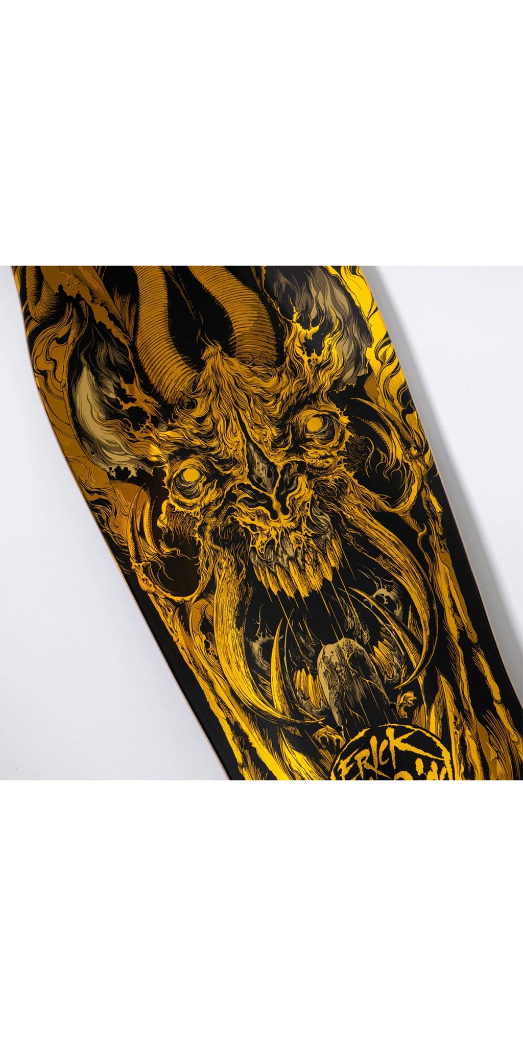 Santa Cruz Winkowski Primeval Gold 10.34 Shaped Shaped Skateboard Deck  - Tabla
