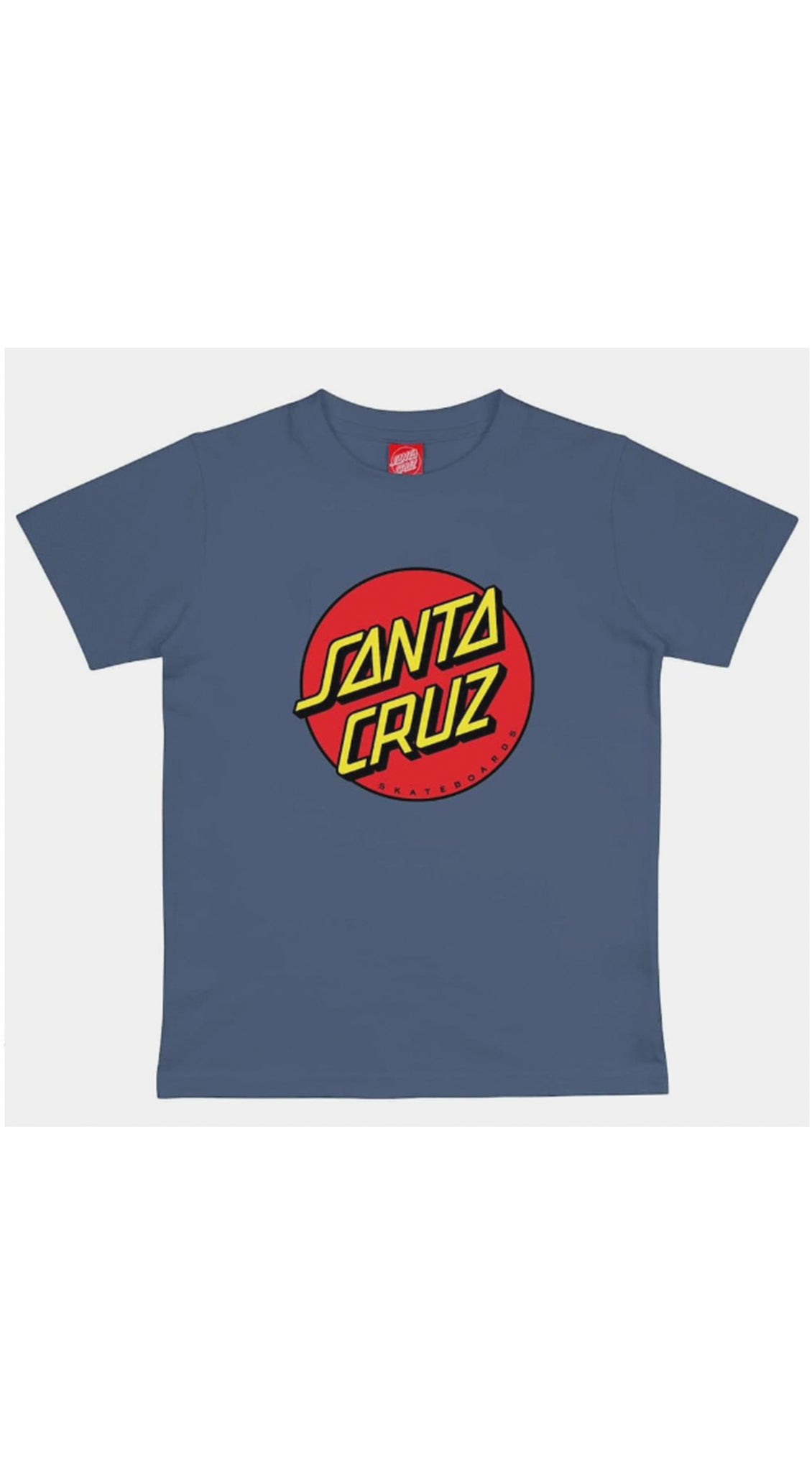 Santa Cruz Youth T-Shirt Classic Dot - Heritage Blue- Camiseta