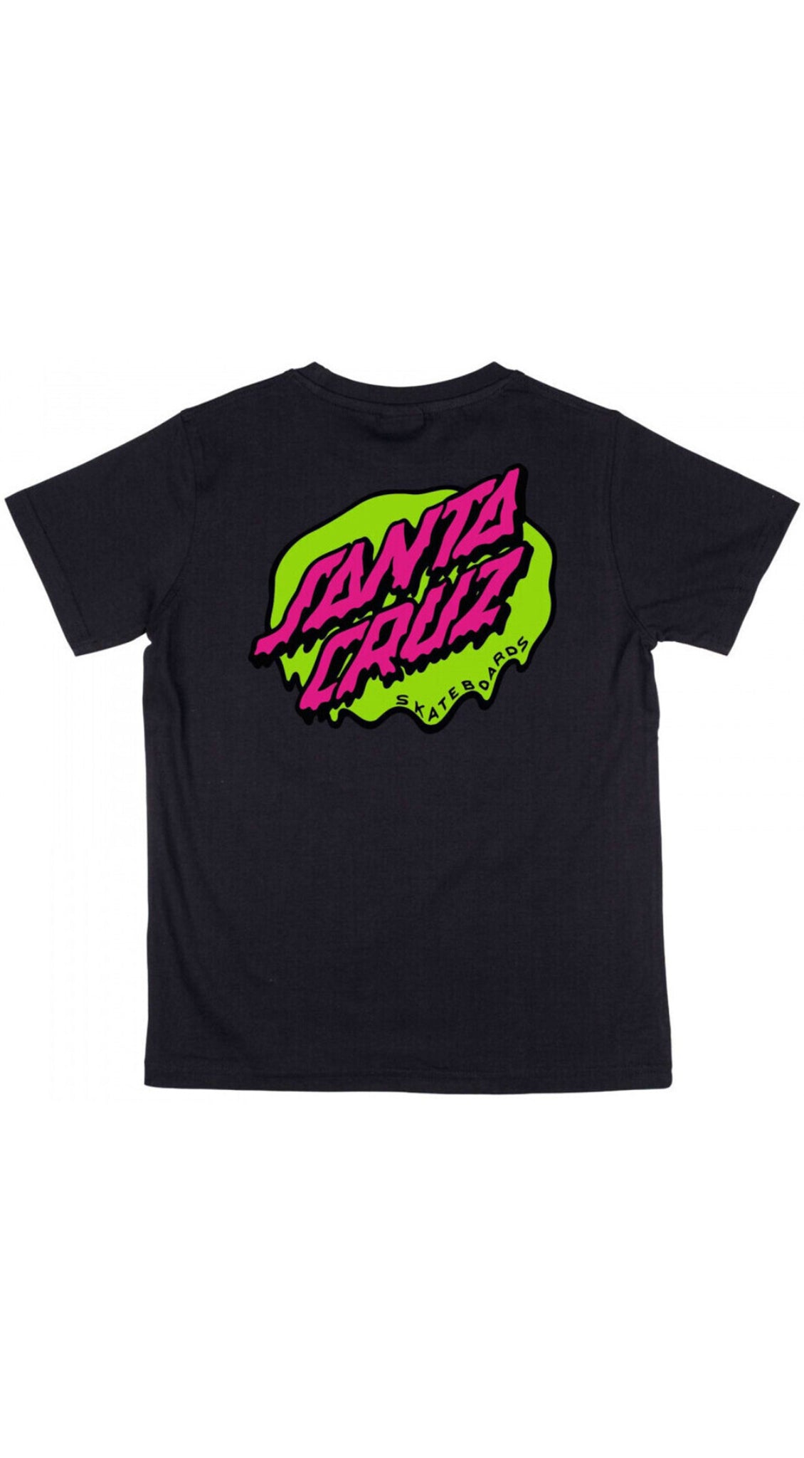 Santa Cruz Youth T-Shirt Slime Dot - Black- Camiseta