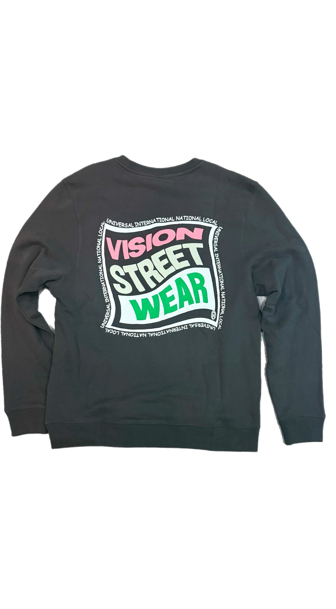 Vision Street Wear Twist Box Logo Crew Sweat  - Sudadera