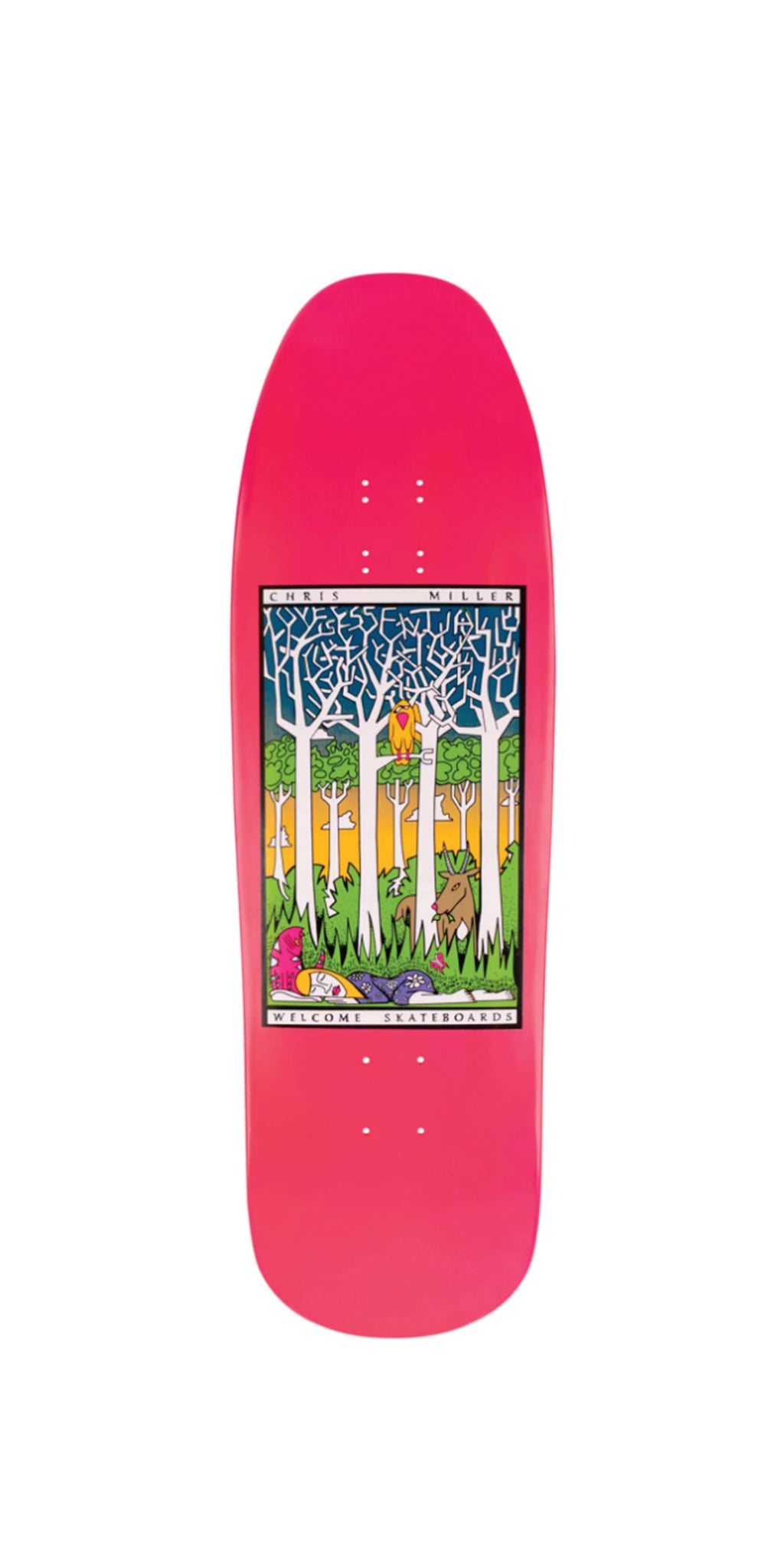 Welcome Skateboards Love is Essential – Chris Miller Pro Model Skateboard Deck - Tabla