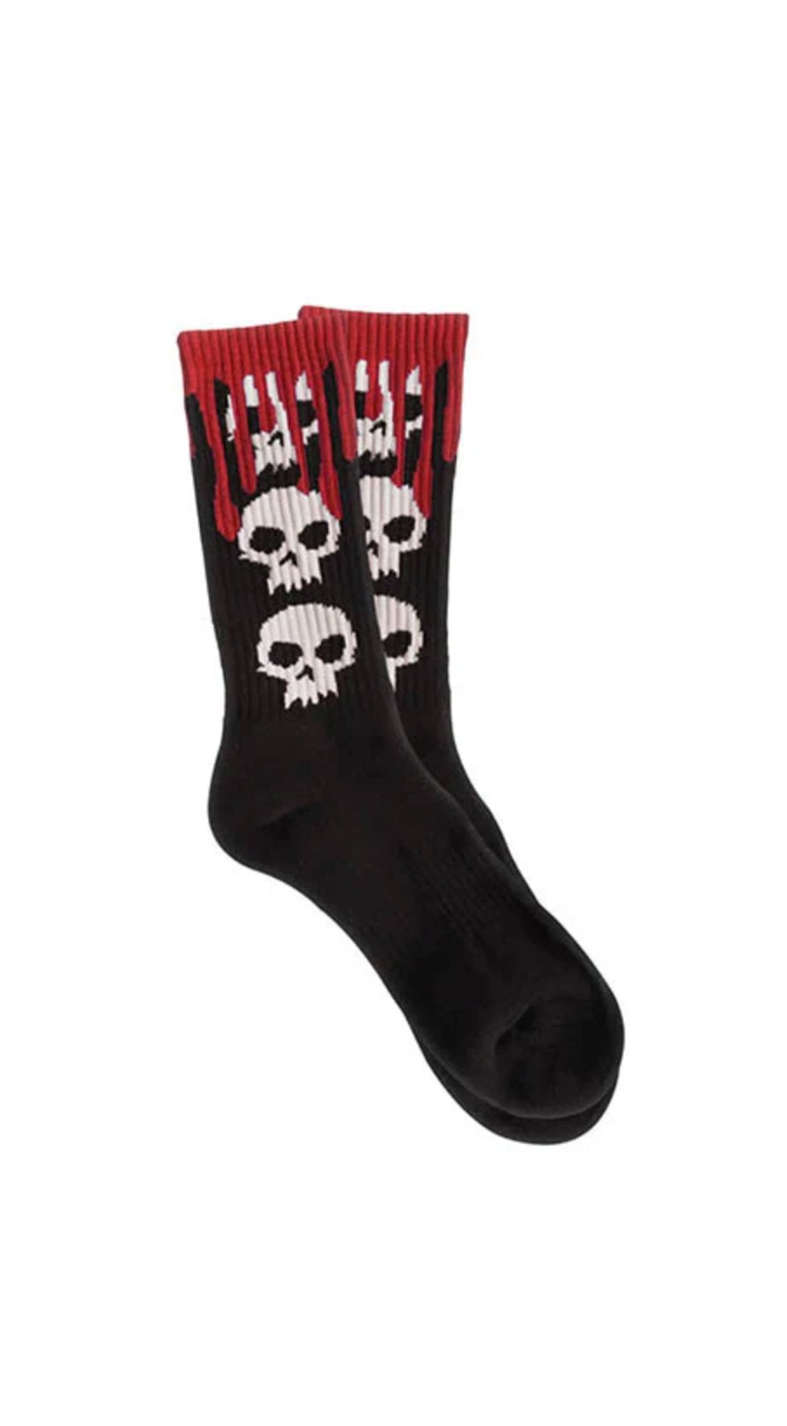 Zero Triple skull Black sock - Calcetines