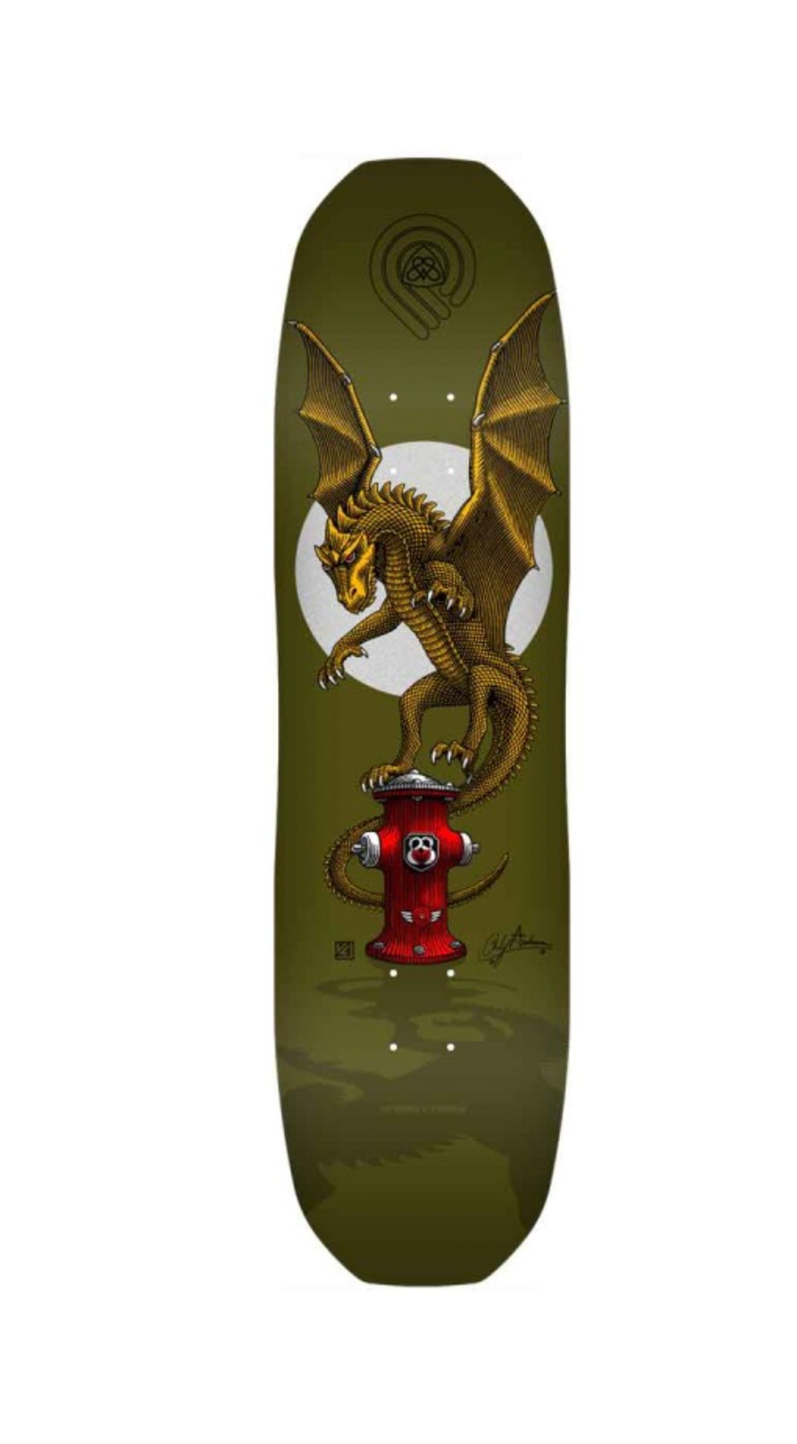 Powell Peralta Andy Anderson • Hydrant • Power Lines Top Graphic •  8.4- Tabla