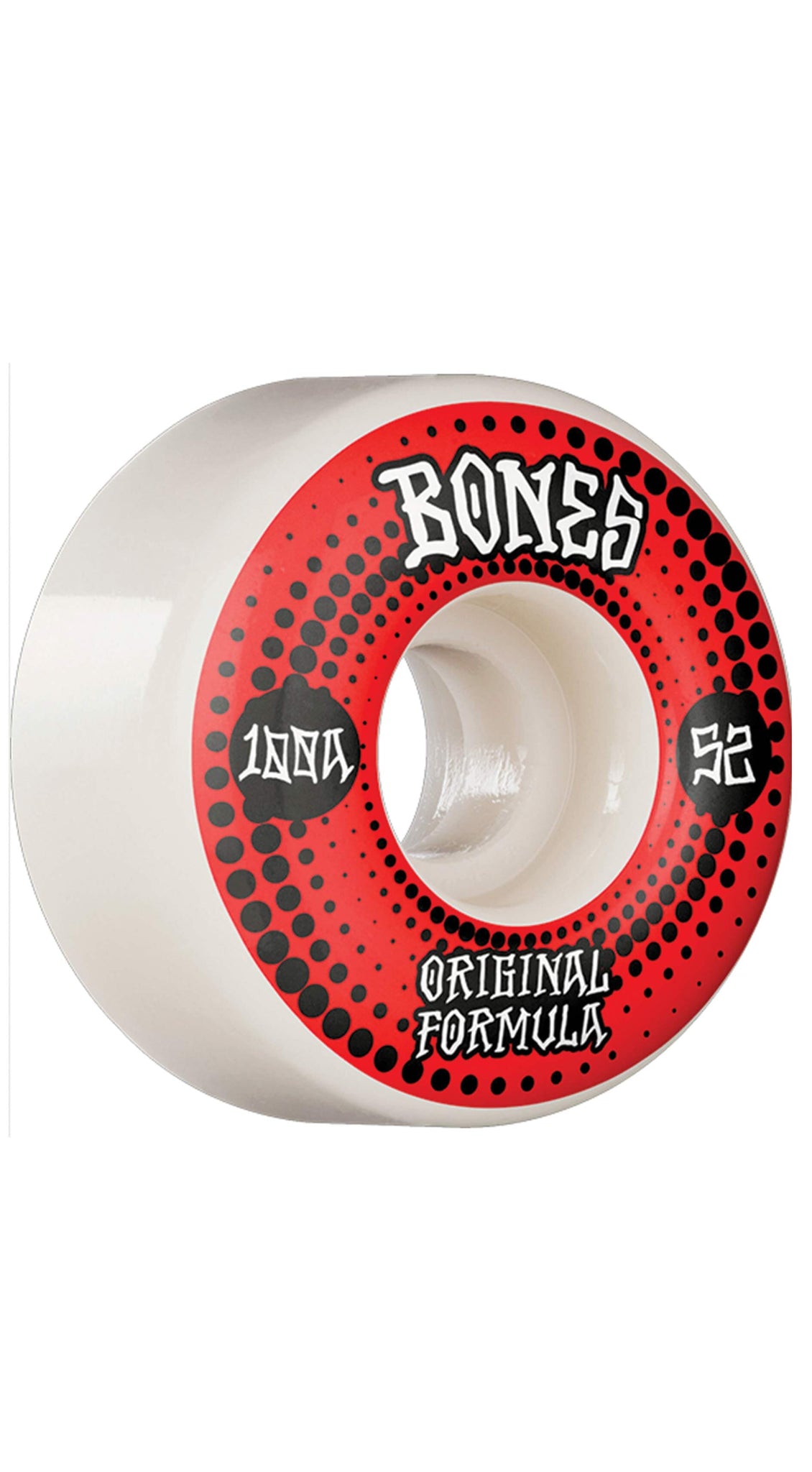 Bones Originals White 52mm V5 STF 100A Skate Wheels- Ruedas Ruedas Bones 
