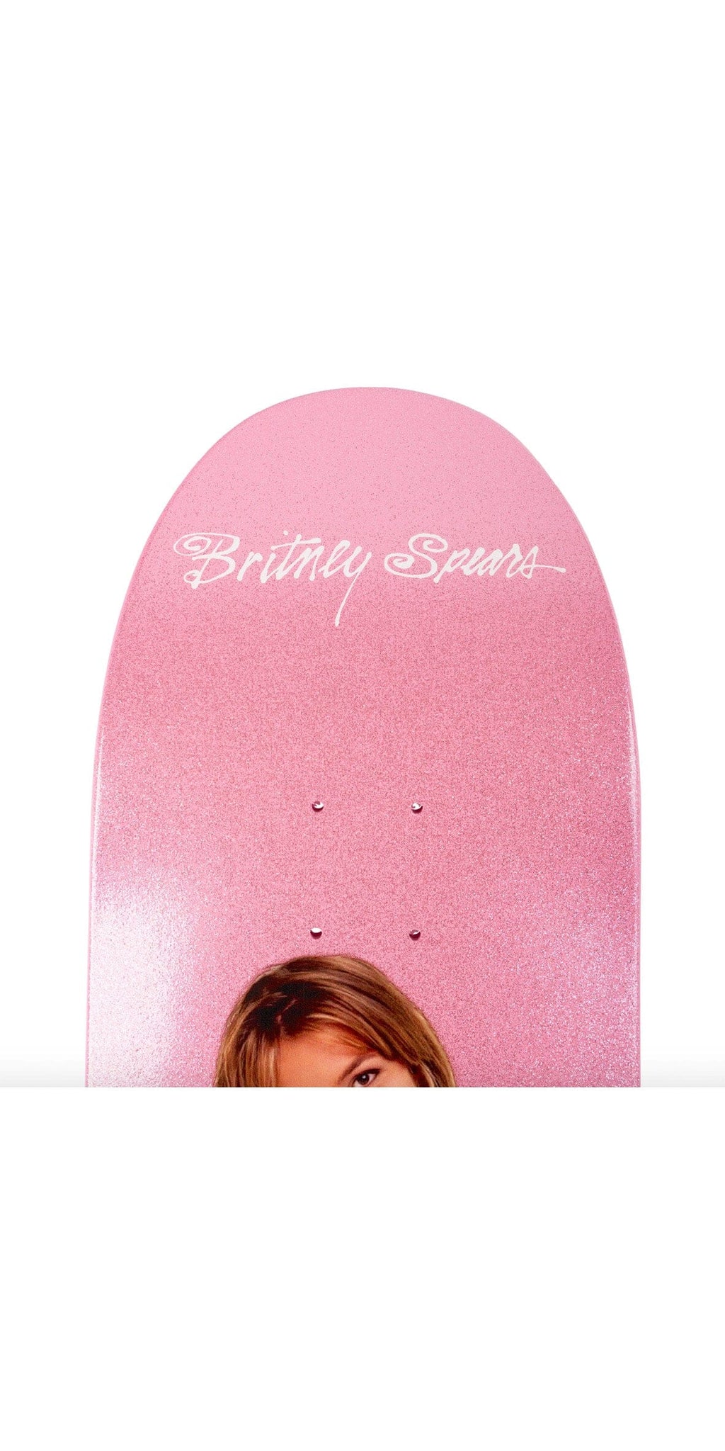 BRITNEY SPEARS X Welcome Skateboards - Baby One More Time On Boline 2.0- 9.5" - Pink Glitter - Skateboard Deck- Tabla Tabla/Deck Welcome Skateboards 