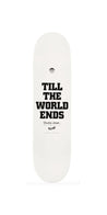 BRITNEY SPEARS X Welcome Skateboards - Till the World Ends Popsicle 8.5 White Dip Skateboard Deck- Tabla Tabla/Deck Welcome Skateboards 