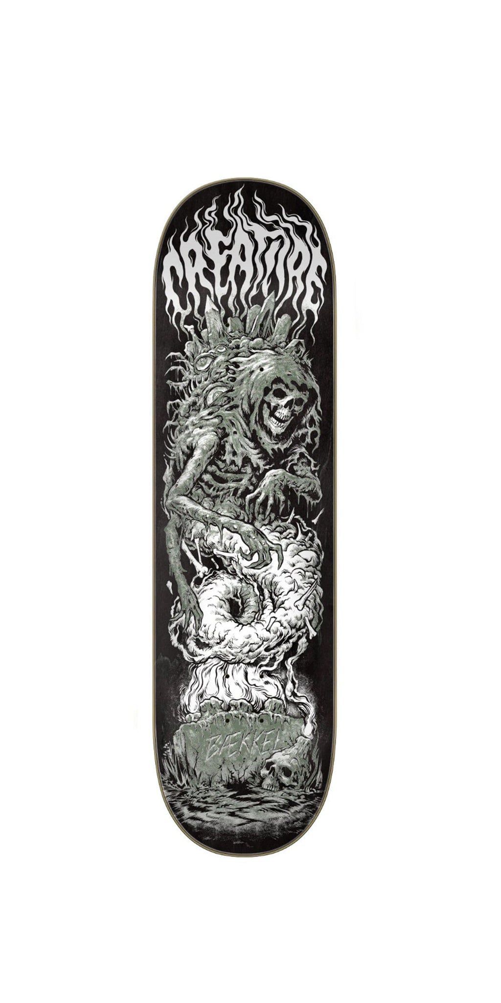 Creature 8.6 x 32in Baekkel Graveyard Skateboard Deck- Tabla Skate Tabla/Deck Creature Skateboards 