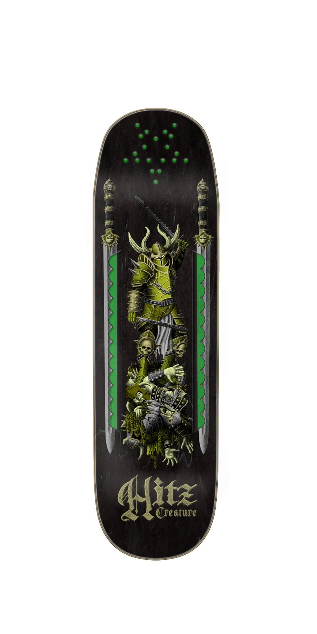 Creature 8.99in Hitz Serrator Skateboard Deck- Tabla Skate Tabla/Deck Creature Skateboards 