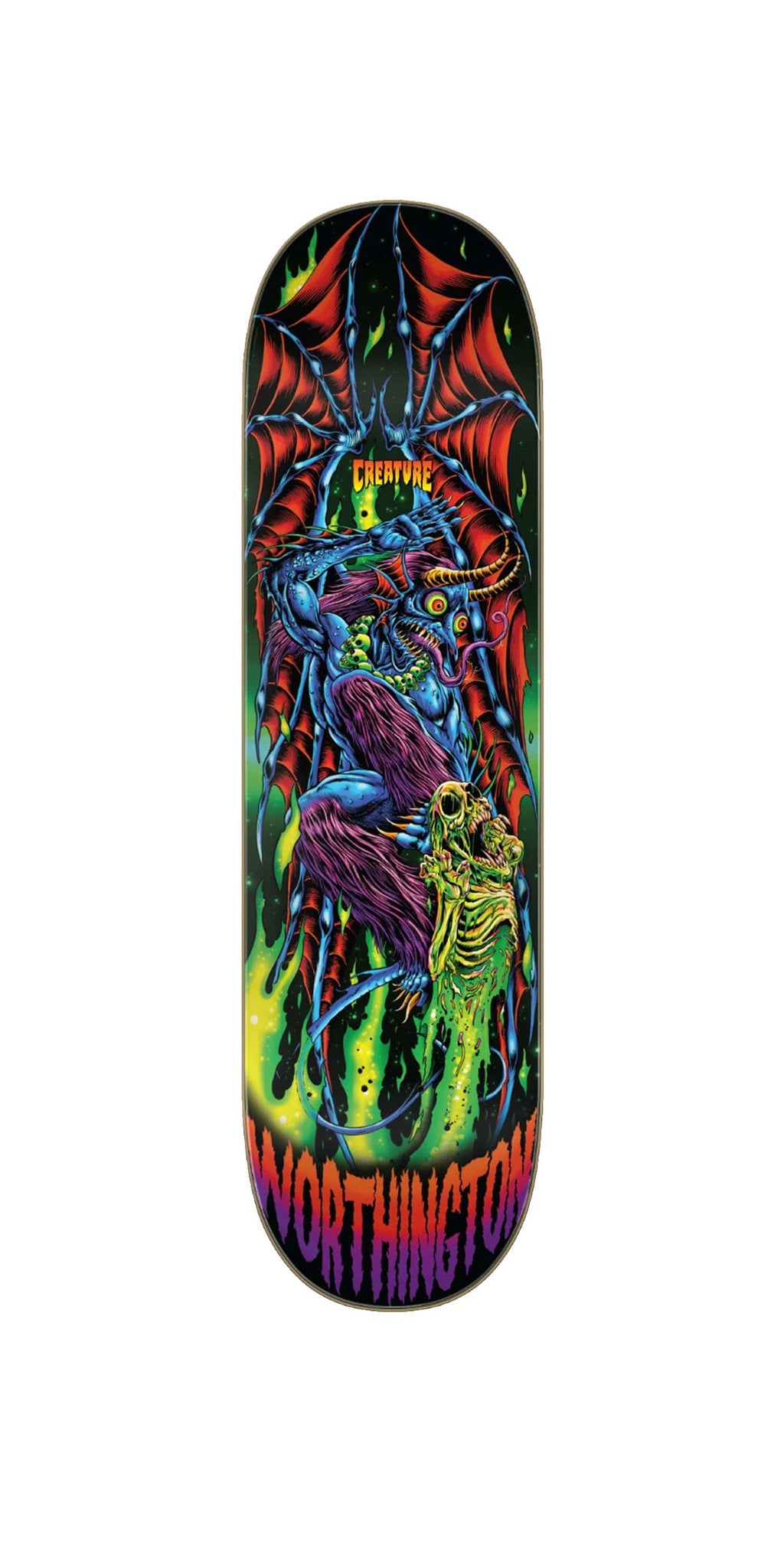 Creature Skateboards WORTHINGTON SKULLBURN VX DECK 8.6 X 32.11 Skateboard Deck- Tabla Skate Tabla/Deck Creature Skateboards 