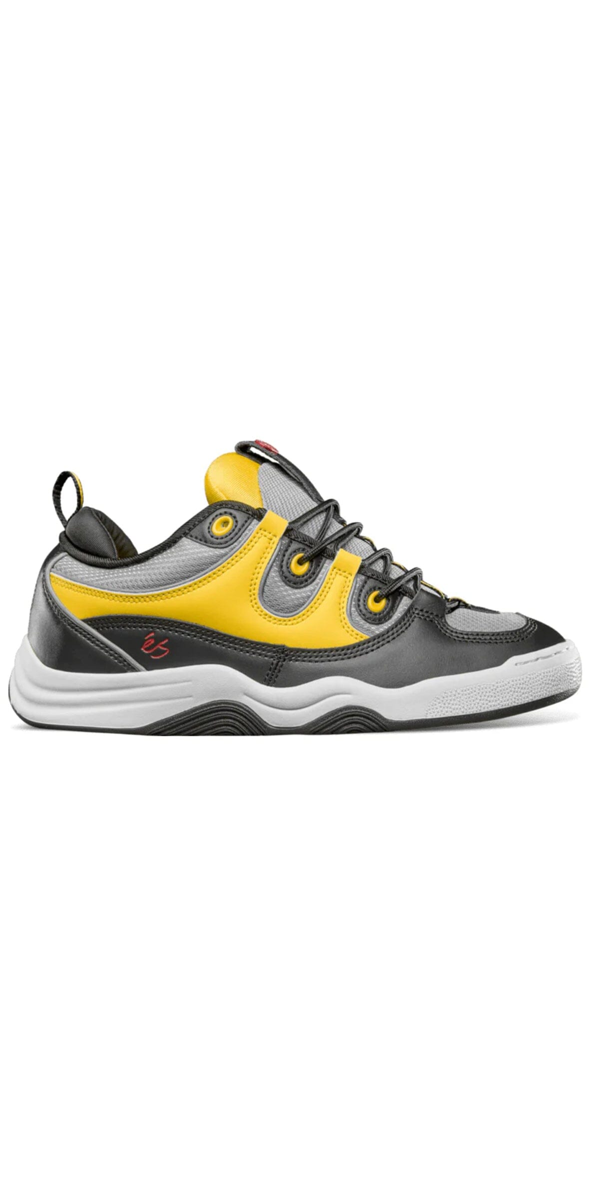 éS Two NINE Black Yellow Skateboarding shoes -Zapatillas