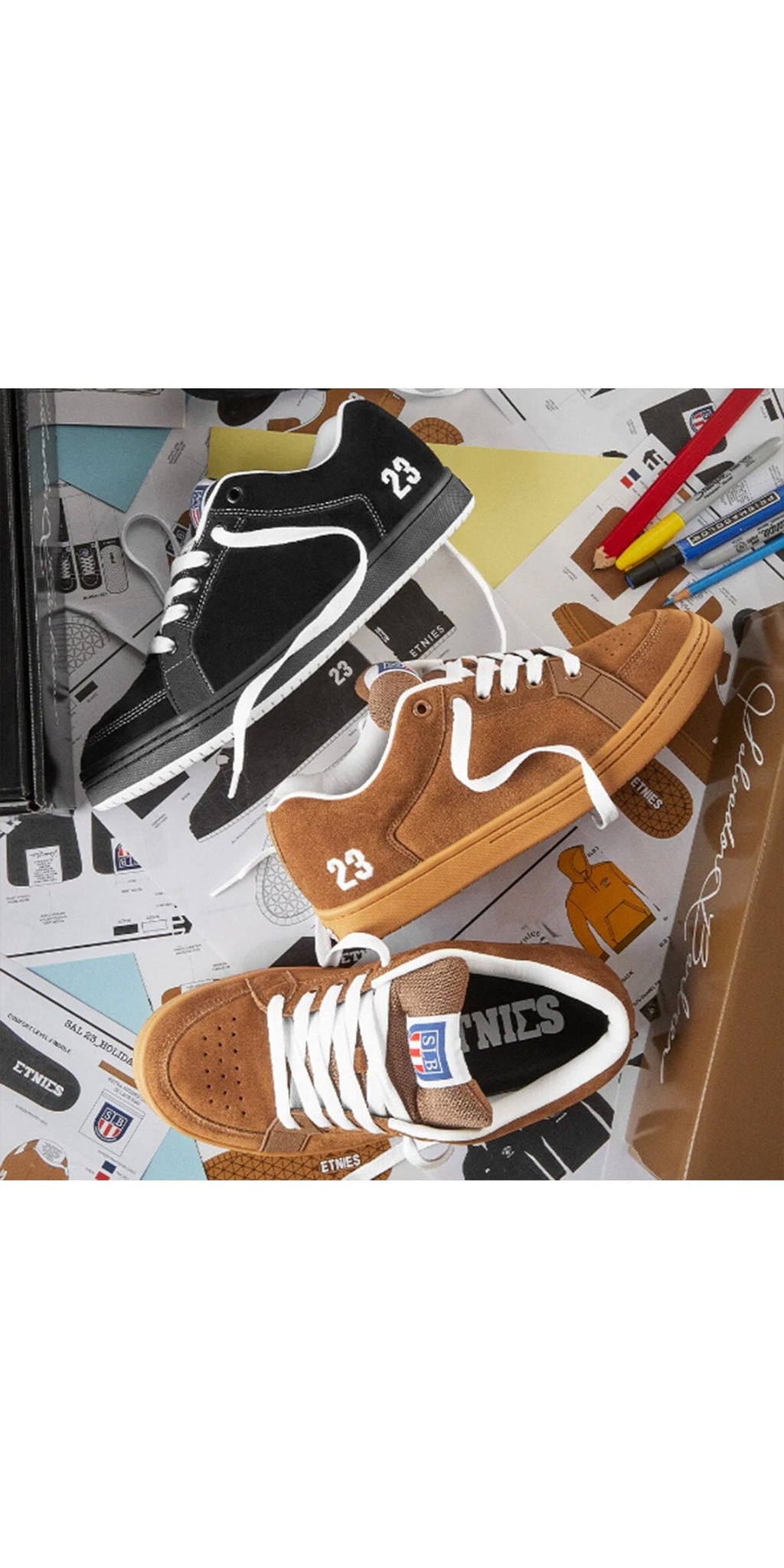 Etnies Sal 23 Black White -Zapatillas Zapas ETNIES 