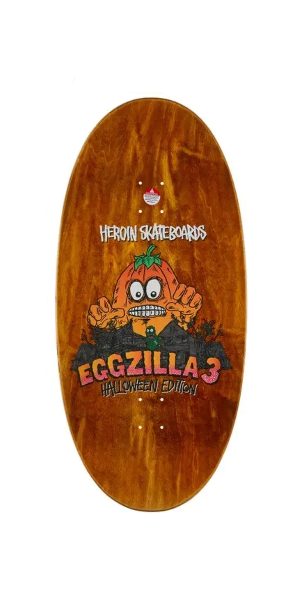 Heroin Eggzilla 3 14.0 x 30.5 Skateboard Deck - Tabla Skate Tabla/Deck Heroin Skateboards 