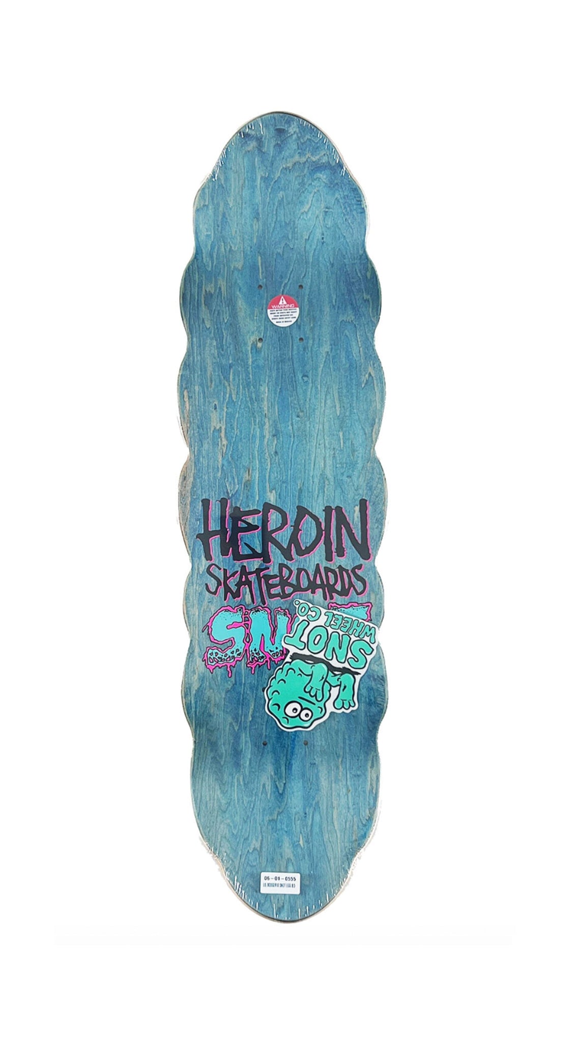 Heroin Lil Booger x Snot Egg 8.5 x 32 Skateboard Deck - Tabla Skate Tabla/Deck Heroin Skateboards 