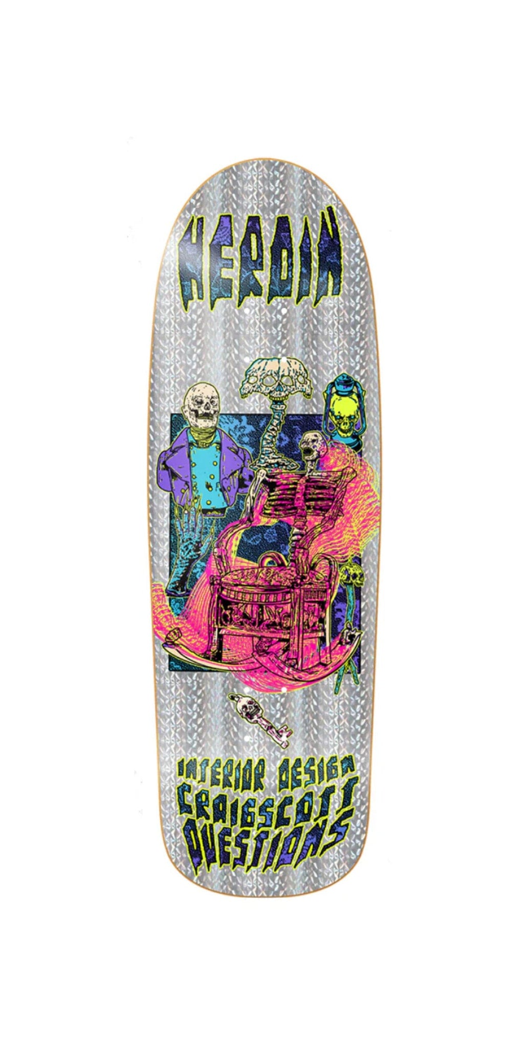 Heroin Skateboards CQ Hellscape 10.0 Skateboard Deck- Tabla Skate Tabla/Deck Heroin Skateboards 