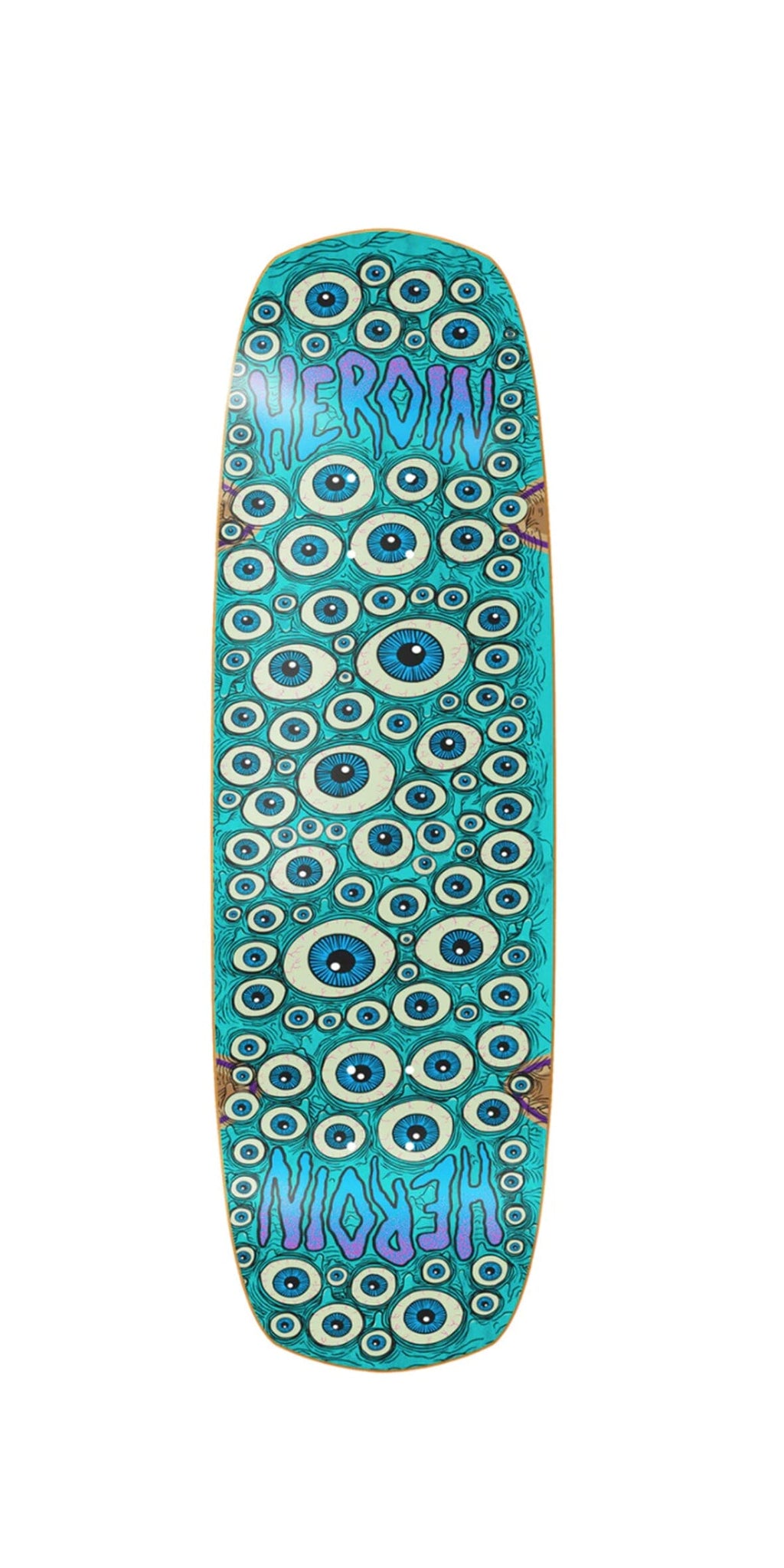 Heroin Skateboards Seeing Double Symmetrical Shovel 9.5" Skateboard Deck- Tabla Skate Tabla/Deck Heroin Skateboards 