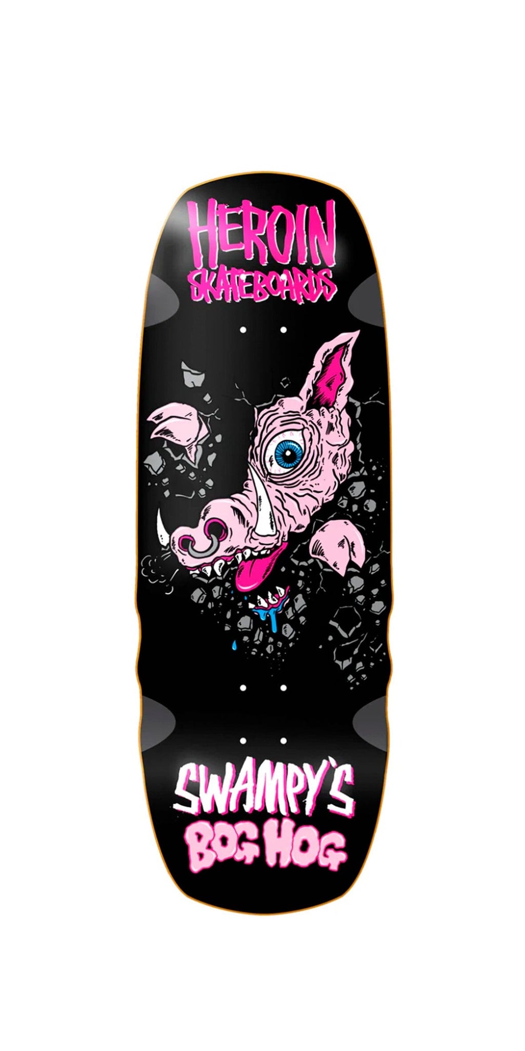 Heroin Skateboards Swampy's Bog Hog 10.75" Skateboard Deck- Tabla Skate Tabla/Deck Heroin Skateboards 