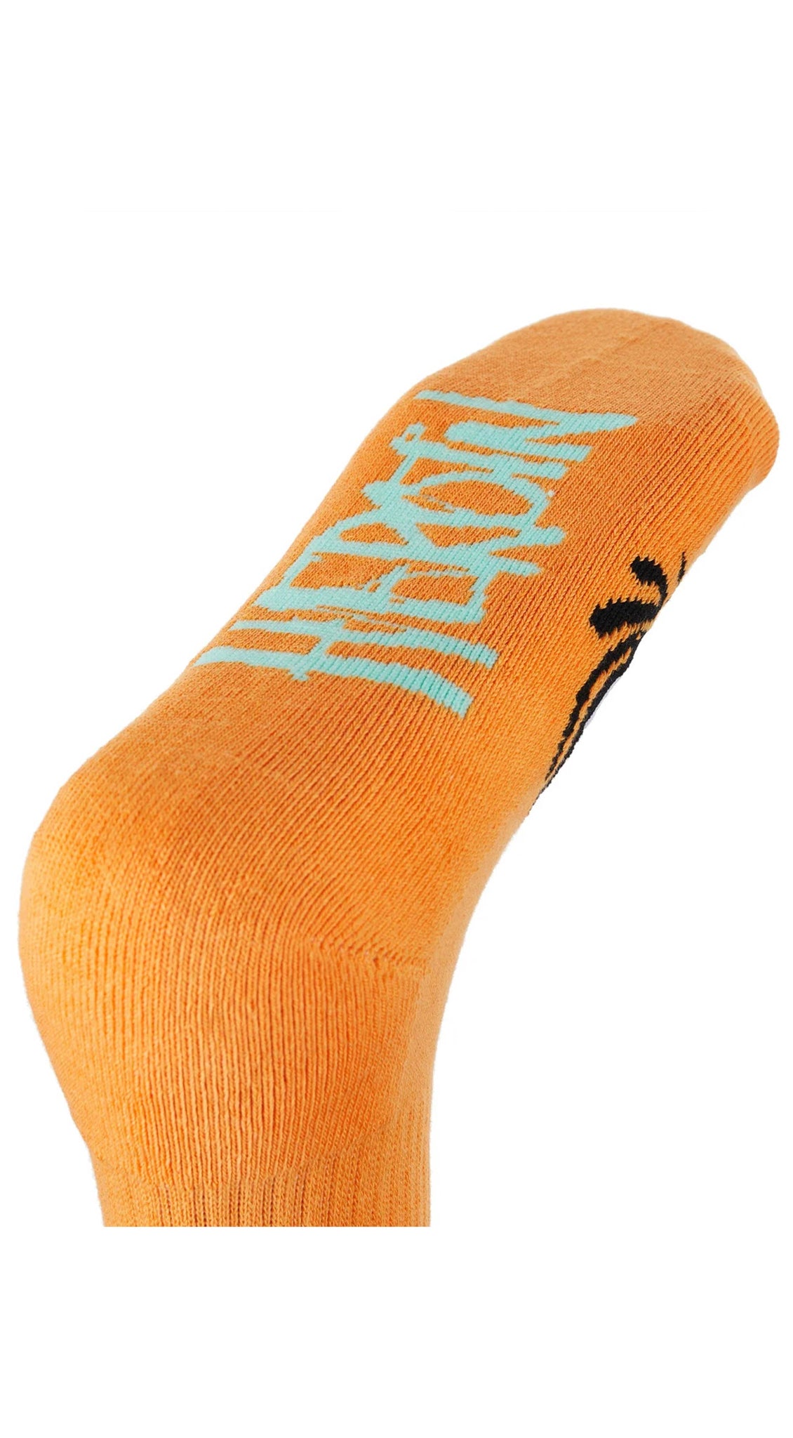 Heroin Big Egg Neon ORG Socks-Calcetines