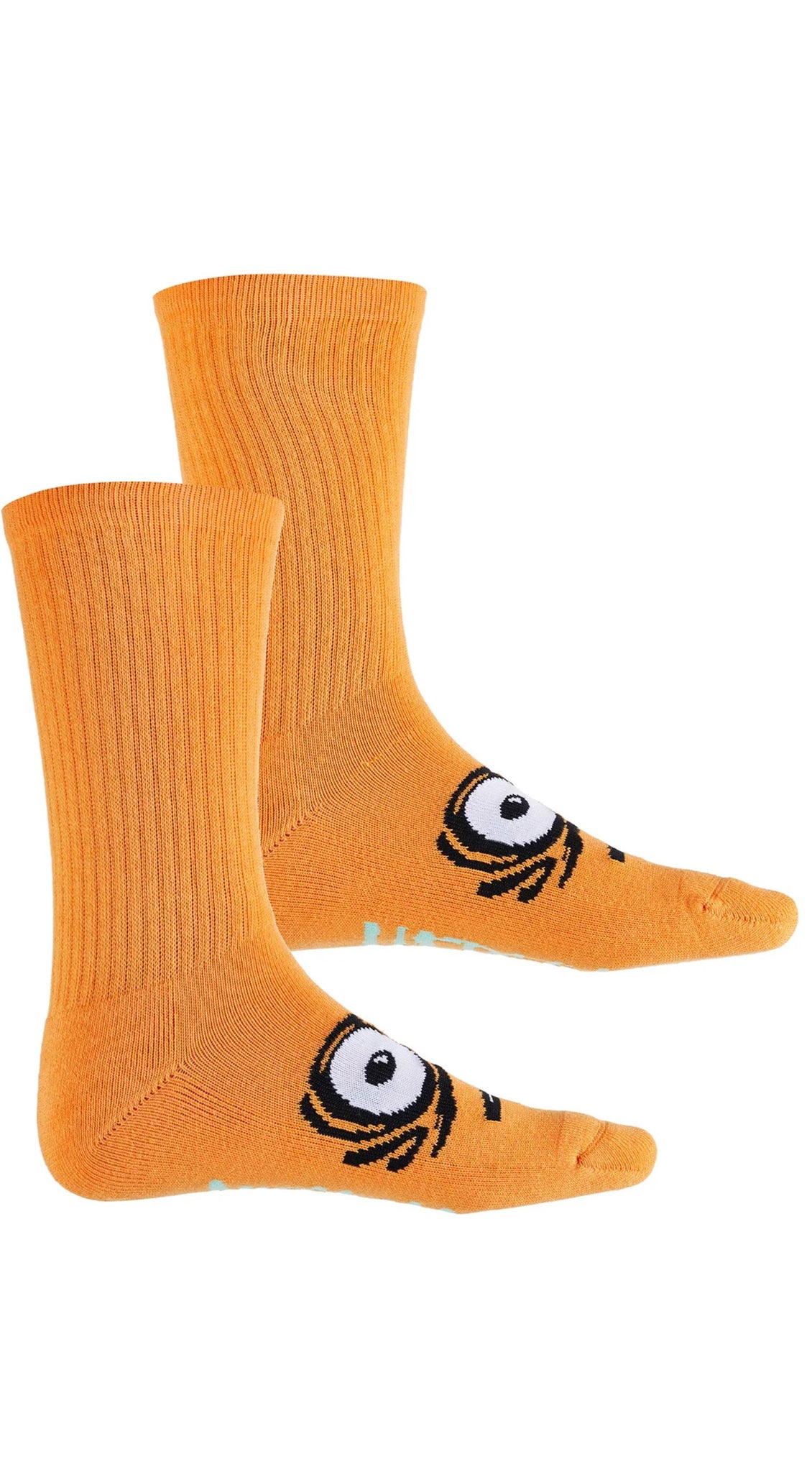Heroin Big Egg Neon ORG Socks-Calcetines
