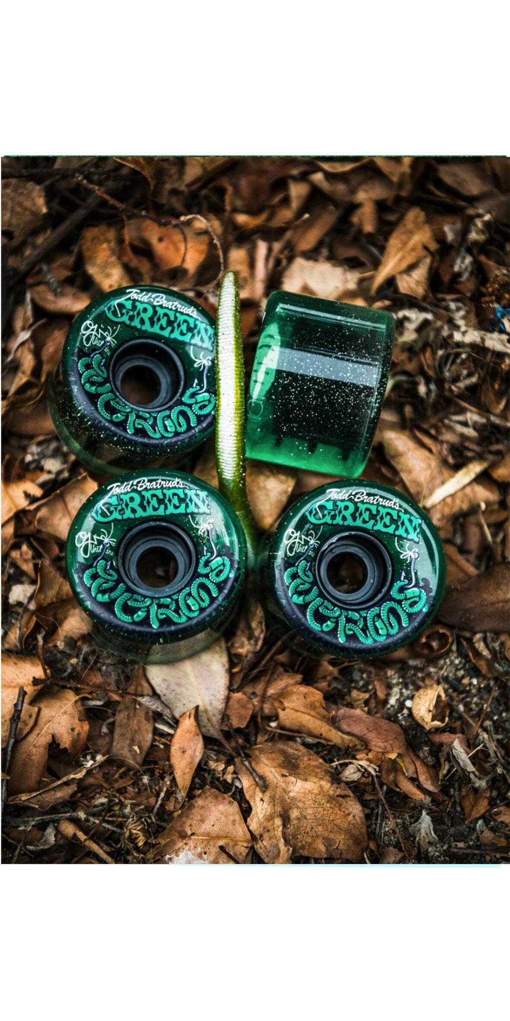 OJ Wheels SUPER JUICE 60MM GREEN WORMS GREEN 78A Skateboard Wheel - Ruedas Ruedas OJ Wheels 