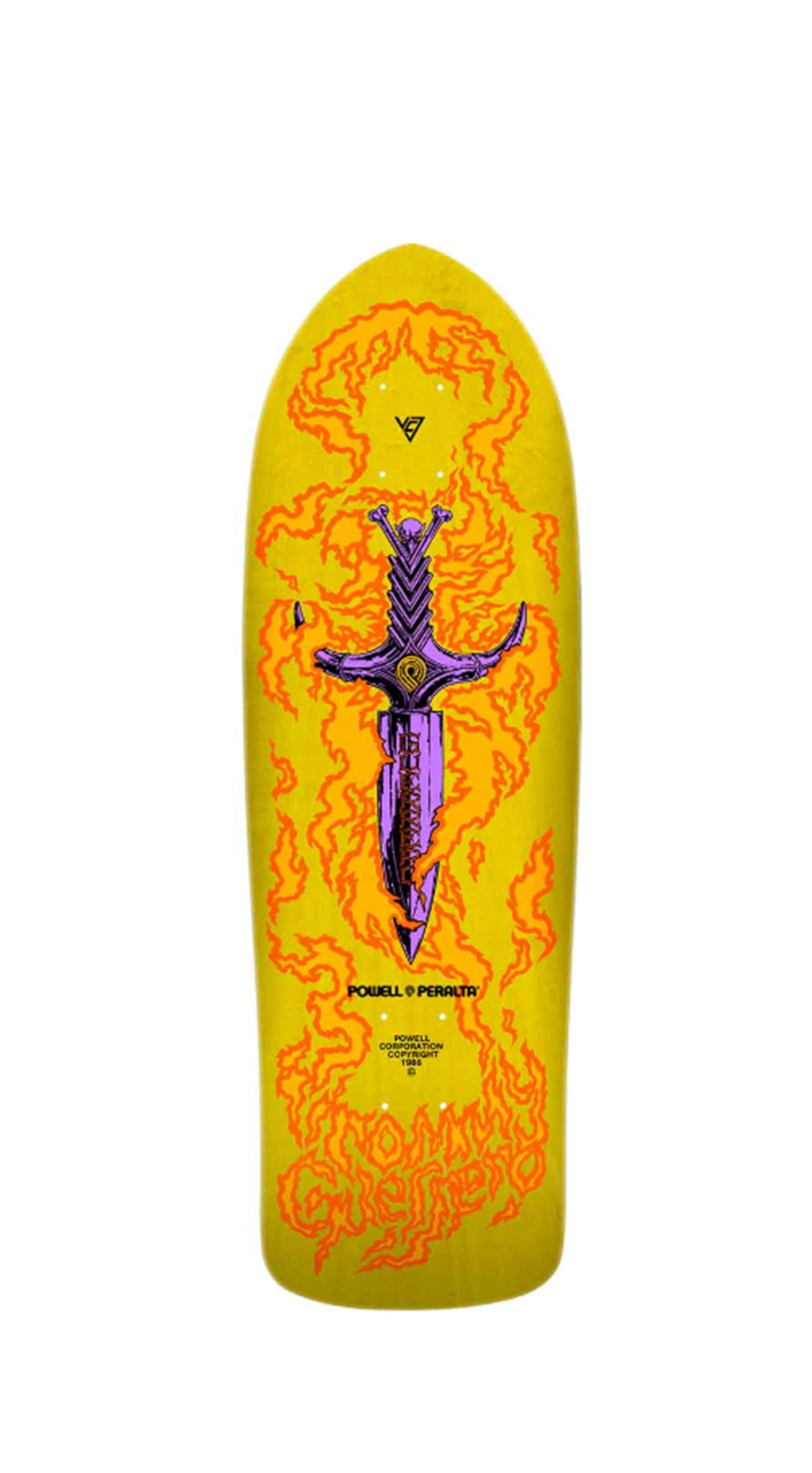 POWELL PERALTA D-R-G-N イエロー デッキ