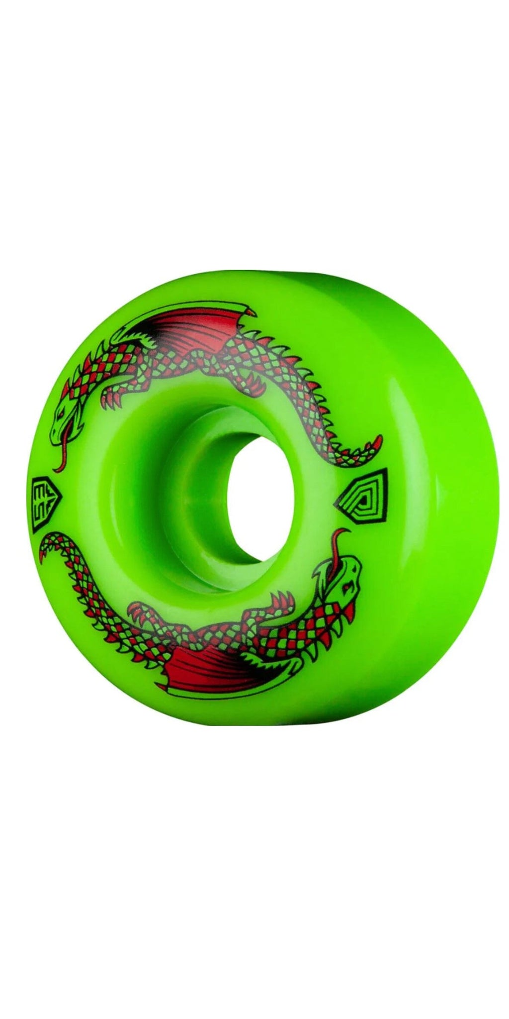 Powell Peralta Dragon Formula 53mm Green Skateboard Wheels - Ruedas Ruedas Powell Peralta 