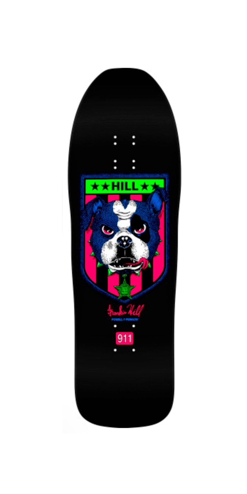 Powell Peralta Hill Bulldog Blacklight Reissue Skateboard Deck Preorder- Tabla Tabla/Deck Powell Peralta 