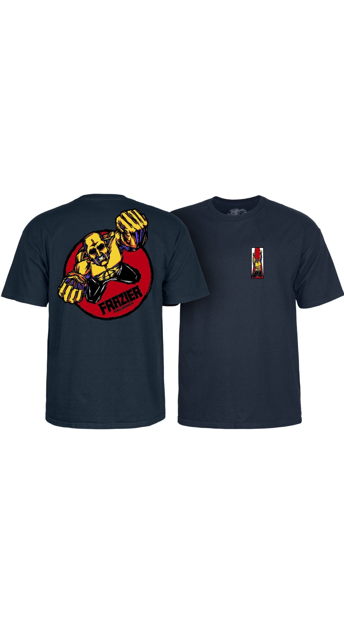 Powell Peralta Mike Frazier Yellow Man Navy T-shirt - Camiseta Ropa Powell Peralta 