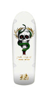 Powell Peralta Mike McGill Skull & Snake McTwist 40th Anniversary - Silver Foil/White 10" Reissue Skateboard Deck- Tabla Tablas Powell Peralta 