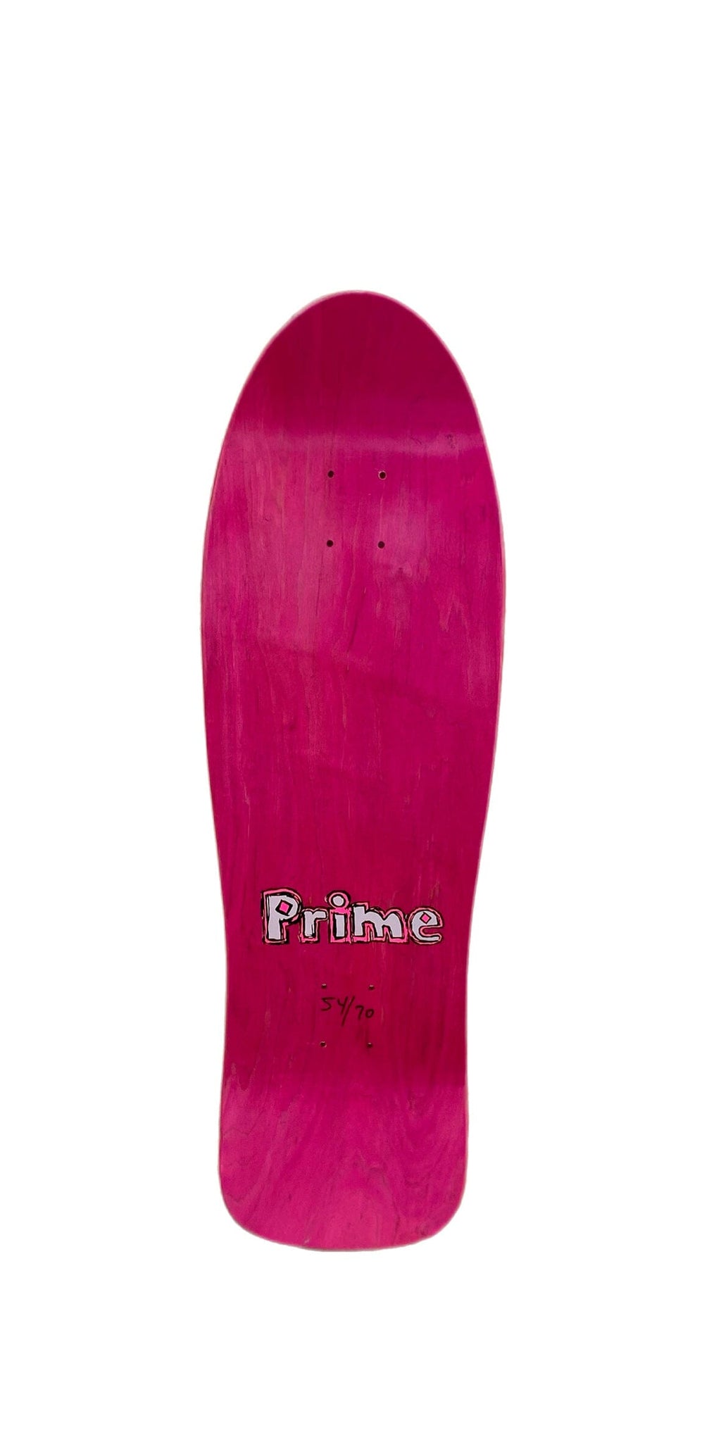 Prime Wood L.A Cat In The Hat Jason Lee Signed Neon Pink Stained Skateboard Deck Reissue- Tabla Tabla/Deck Prime 