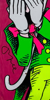 Prime Wood L.A Cat In The Hat Jason Lee Signed Neon Pink Stained Skateboard Deck Reissue- Tabla Tabla/Deck Prime 