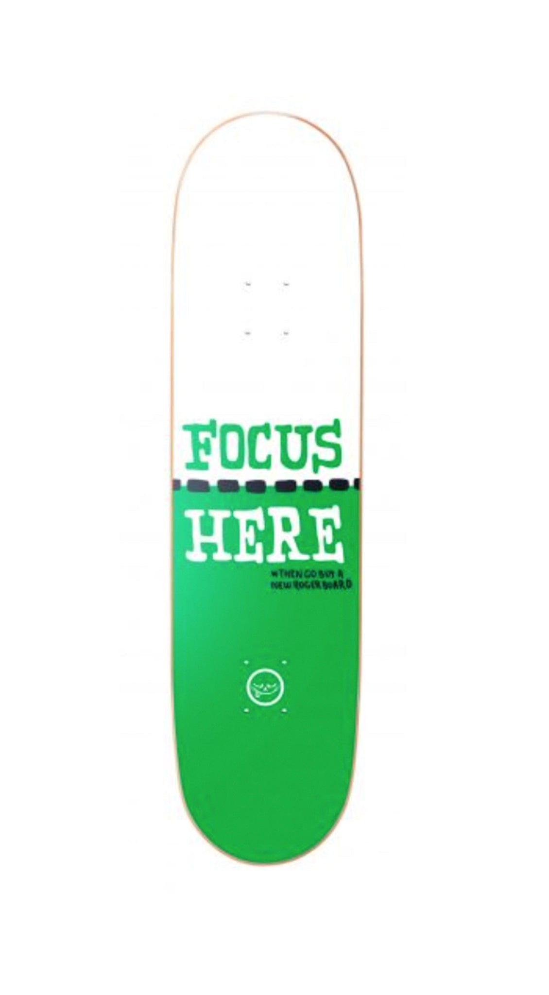 ROGER Focus Here 8.25 x 31.72 High Concave Skateboard Deck - Tabla Tablas ROGER 