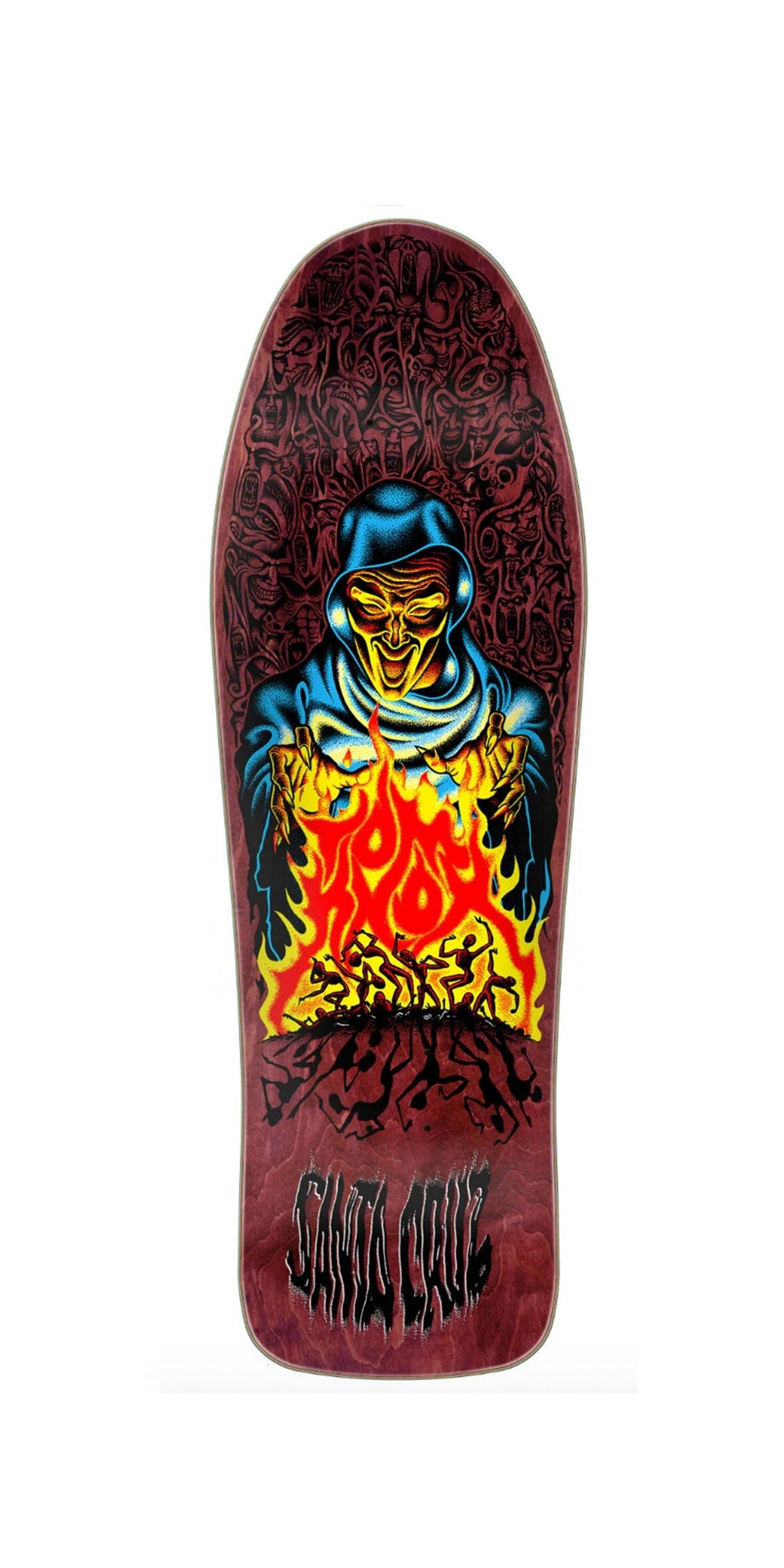 Santa Cruz 10.0in Knox Firepit Reissue Skateboard Deck Preorder -Tabla Skate Santa Cruz Skateboards 