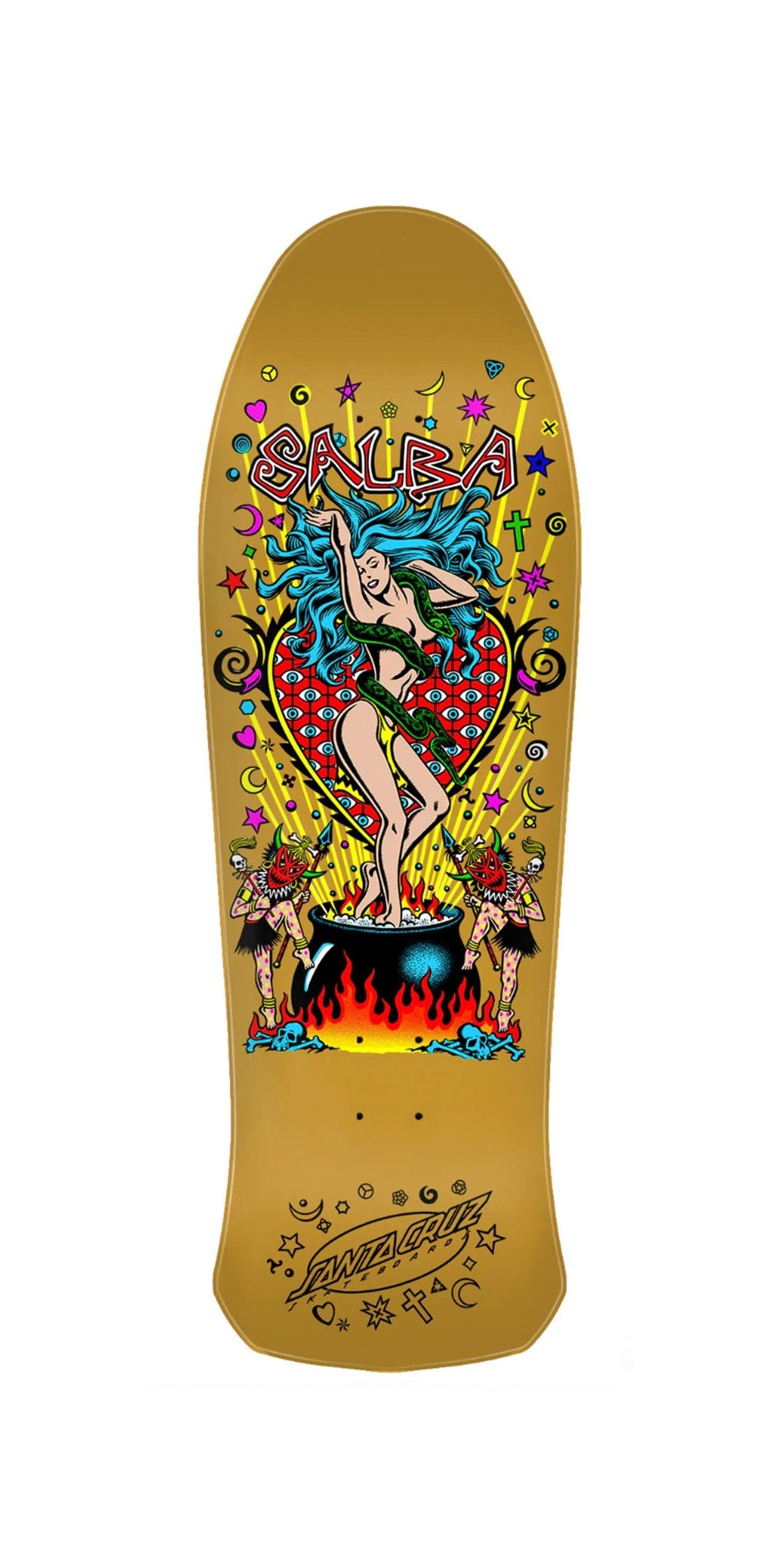 Santa Cruz 10.4in Salba Witch Doctor Reissue Skateboard Deck Preorder -Tabla Skate Santa Cruz Skateboards 