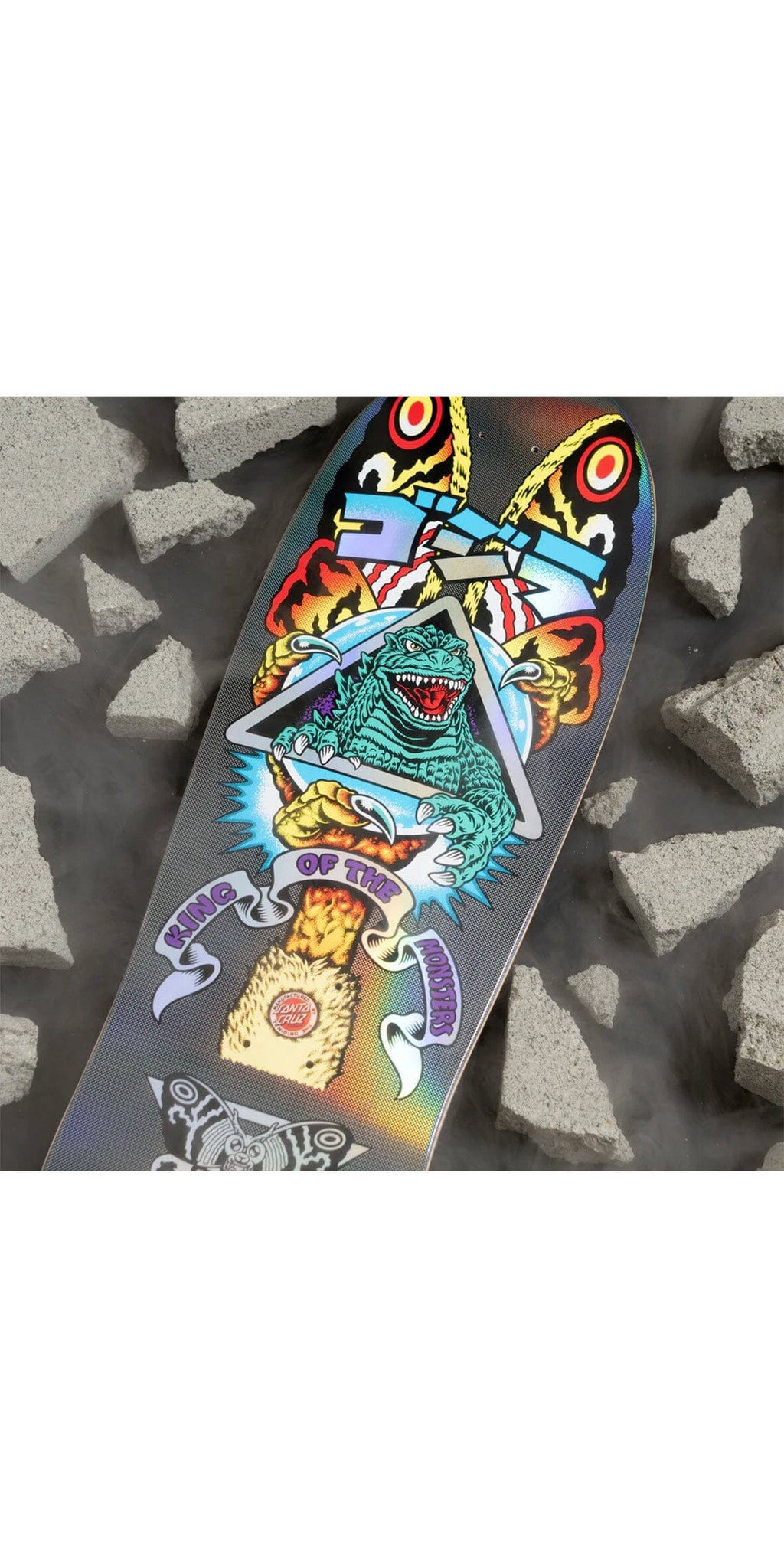 Santa Cruz 10.538in Godzilla Mothra Natas Skateboard Deck Preorder -Tabla Skate Tabla/Deck Santa Cruz Skateboards 