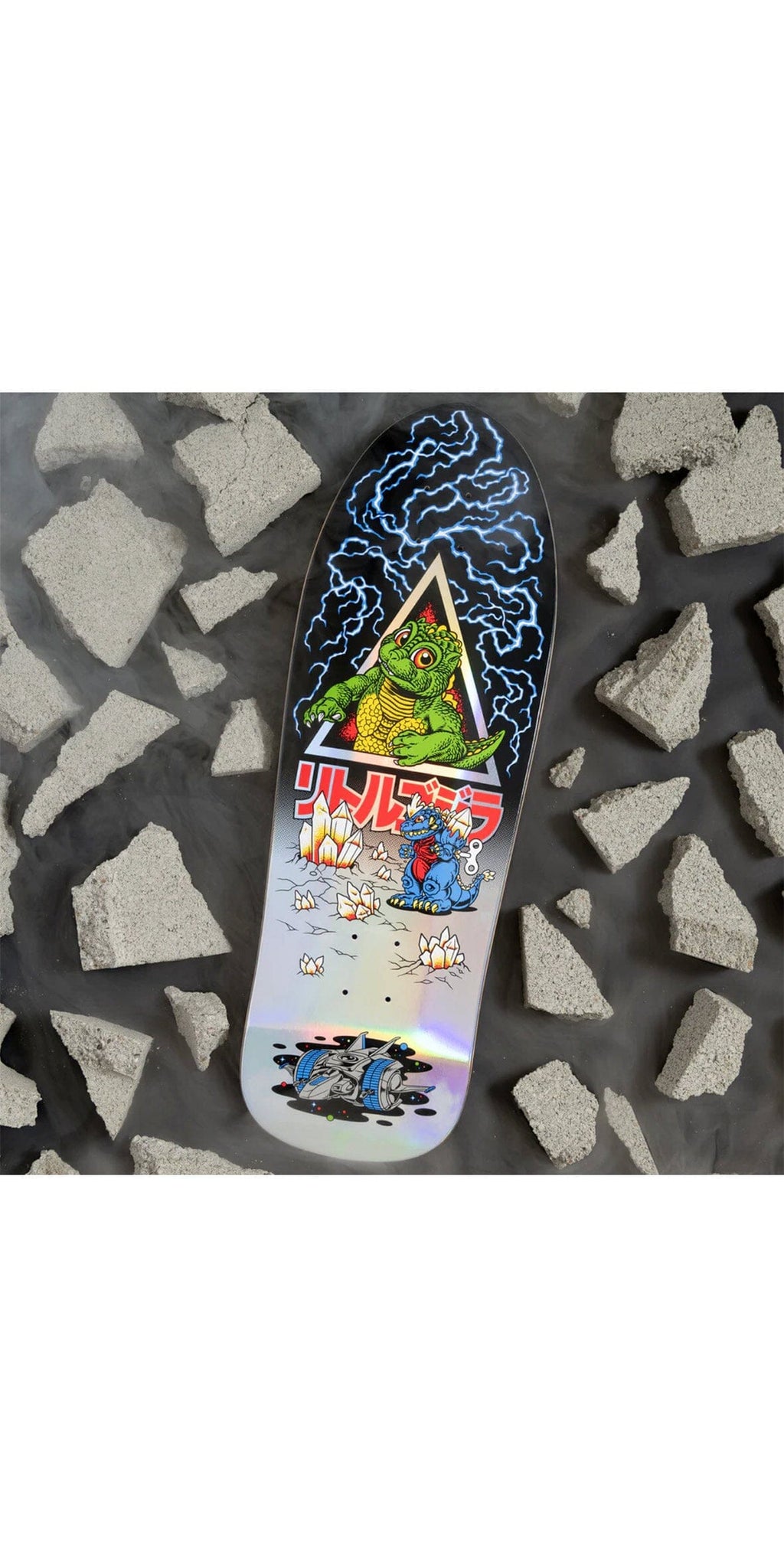 Santa Cruz 9.89in Godzilla Jr. Natas Skateboard Deck Preorder -Tabla Skate Tabla/Deck Santa Cruz Skateboards 