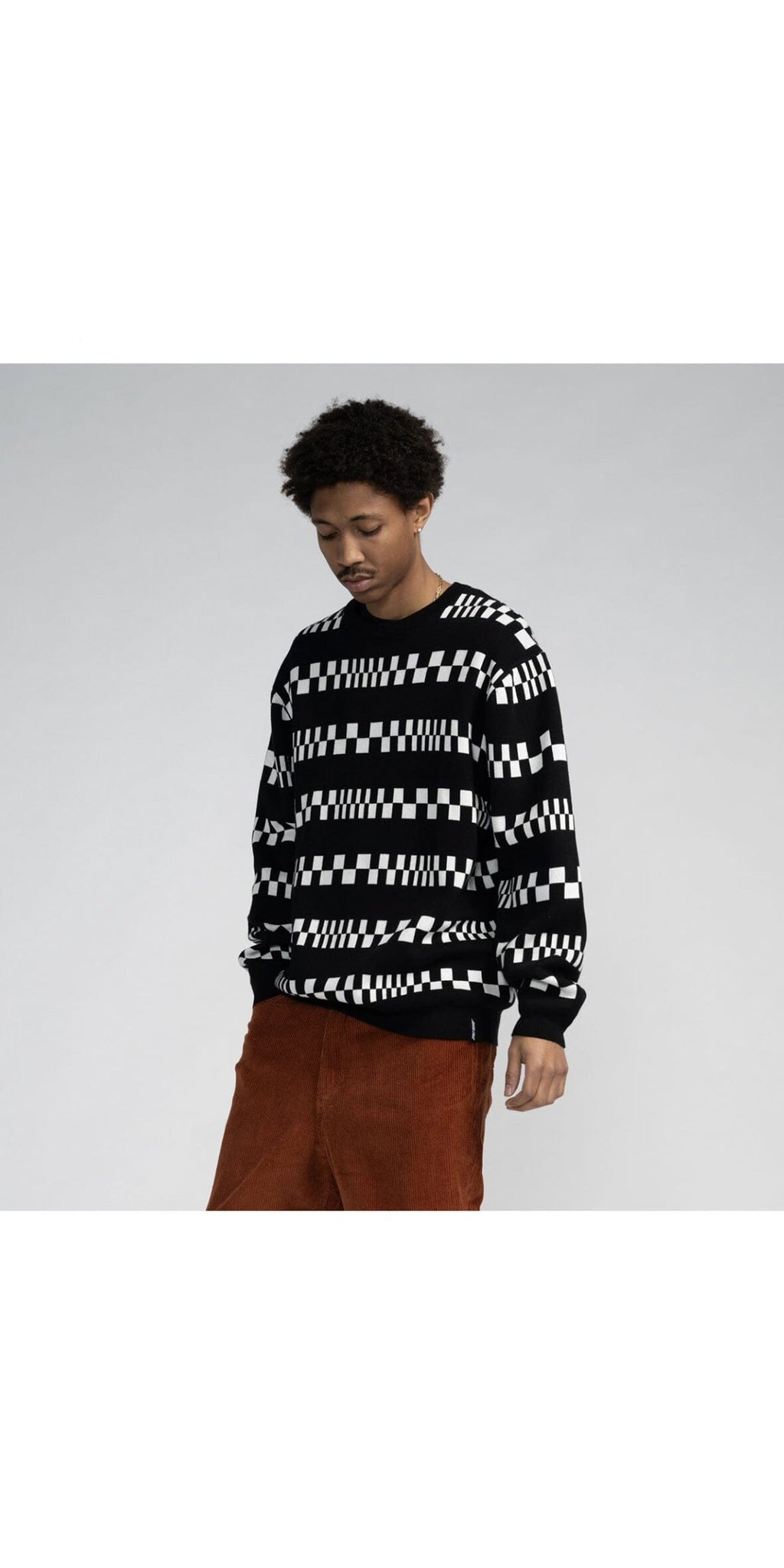 Santa Cruz Knit Crew Check Stripe - Jersey Ropa Santa Cruz Skateboards 