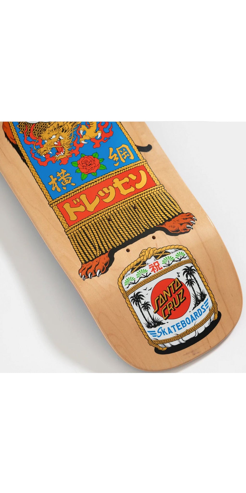 Santa Cruz Skateboards Dressen Sumo Dog Santa Cruz Shaped Skateboard Deck - Tabla Tabla/Deck Santa Cruz Skateboards 